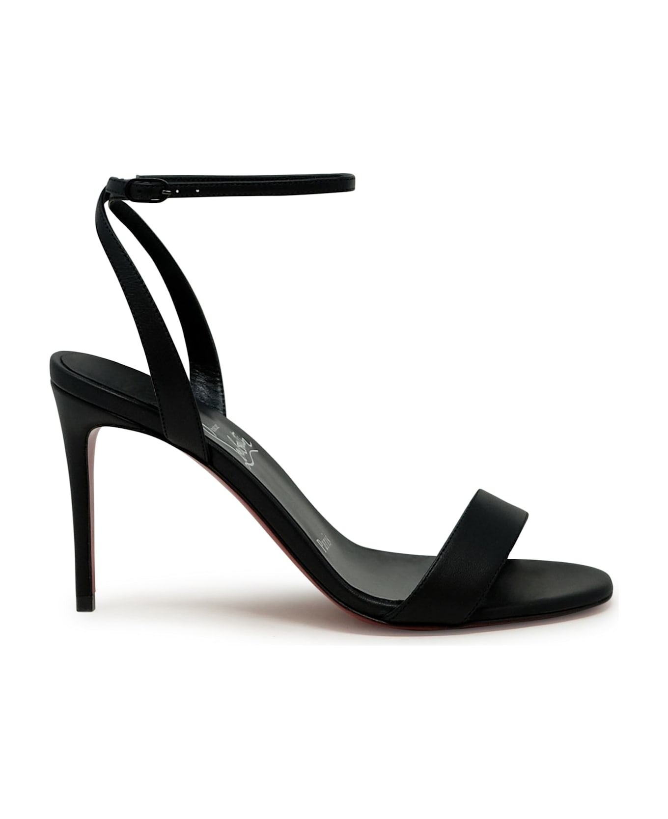 Christian Louboutin Black Nappa/lining Loubigirl 85 Sandals - BLACK