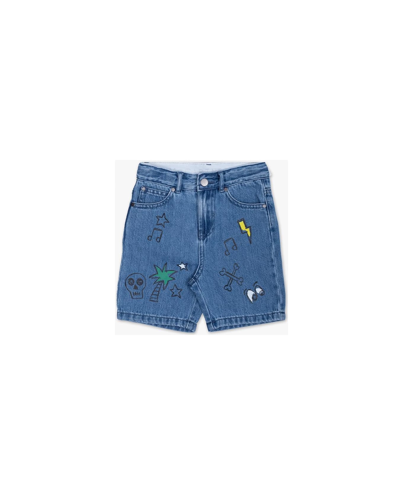 Stella McCartney Kids Denim Shorts - BLUE