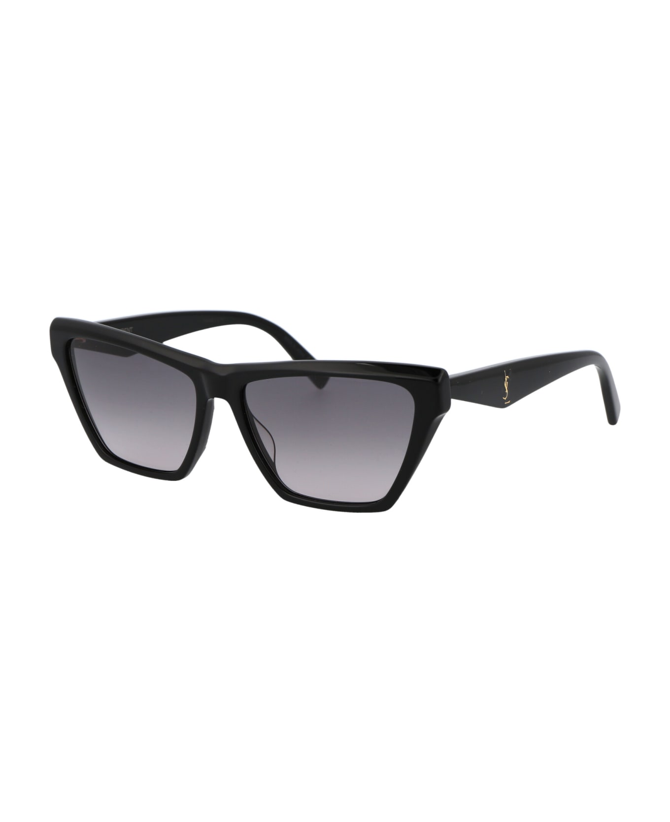 Saint Laurent Eyewear Sl M103 Sunglasses - 001 BLACK BLACK GREY サングラス