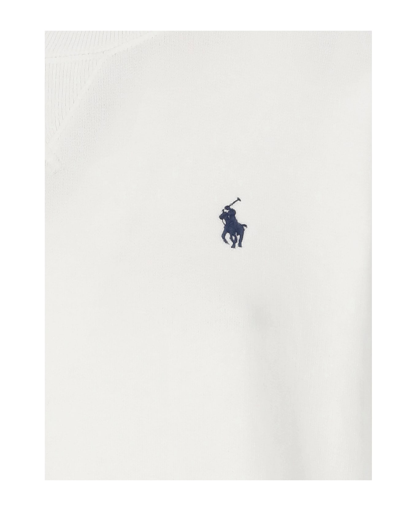 Ralph Lauren Pony Sweashirt - White