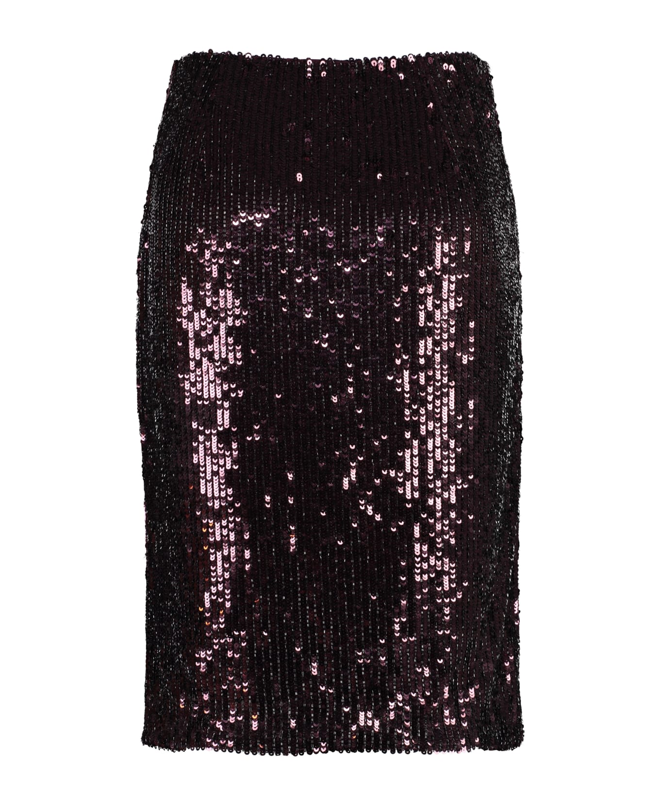 Ralph Lauren Sequin Skirt - Burgundy