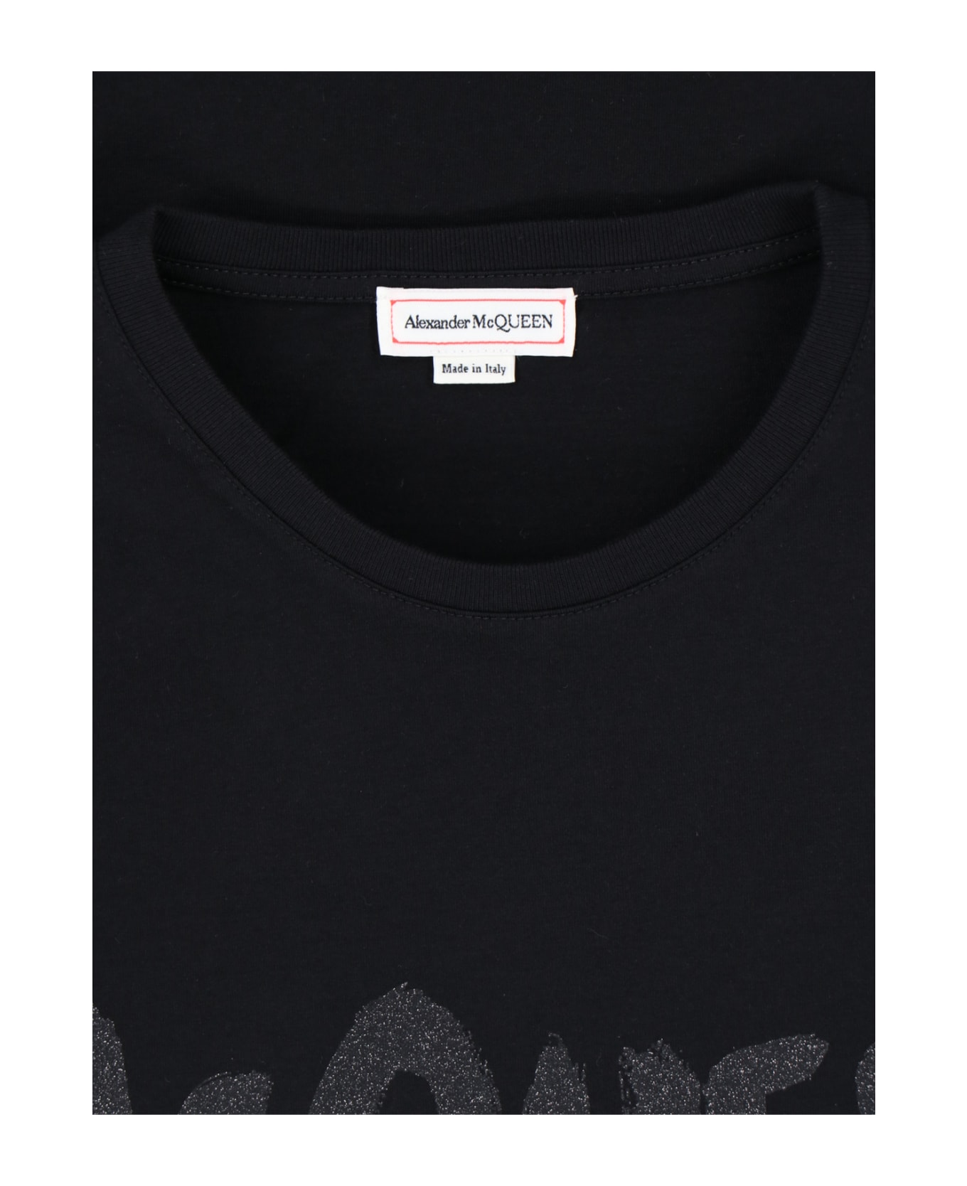 Alexander McQueen "graffiti" T-shirt - Black  