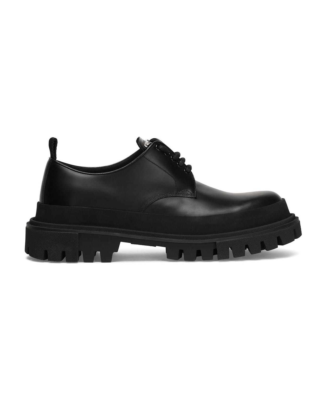 Dolce & Gabbana Leather Derbies - Black