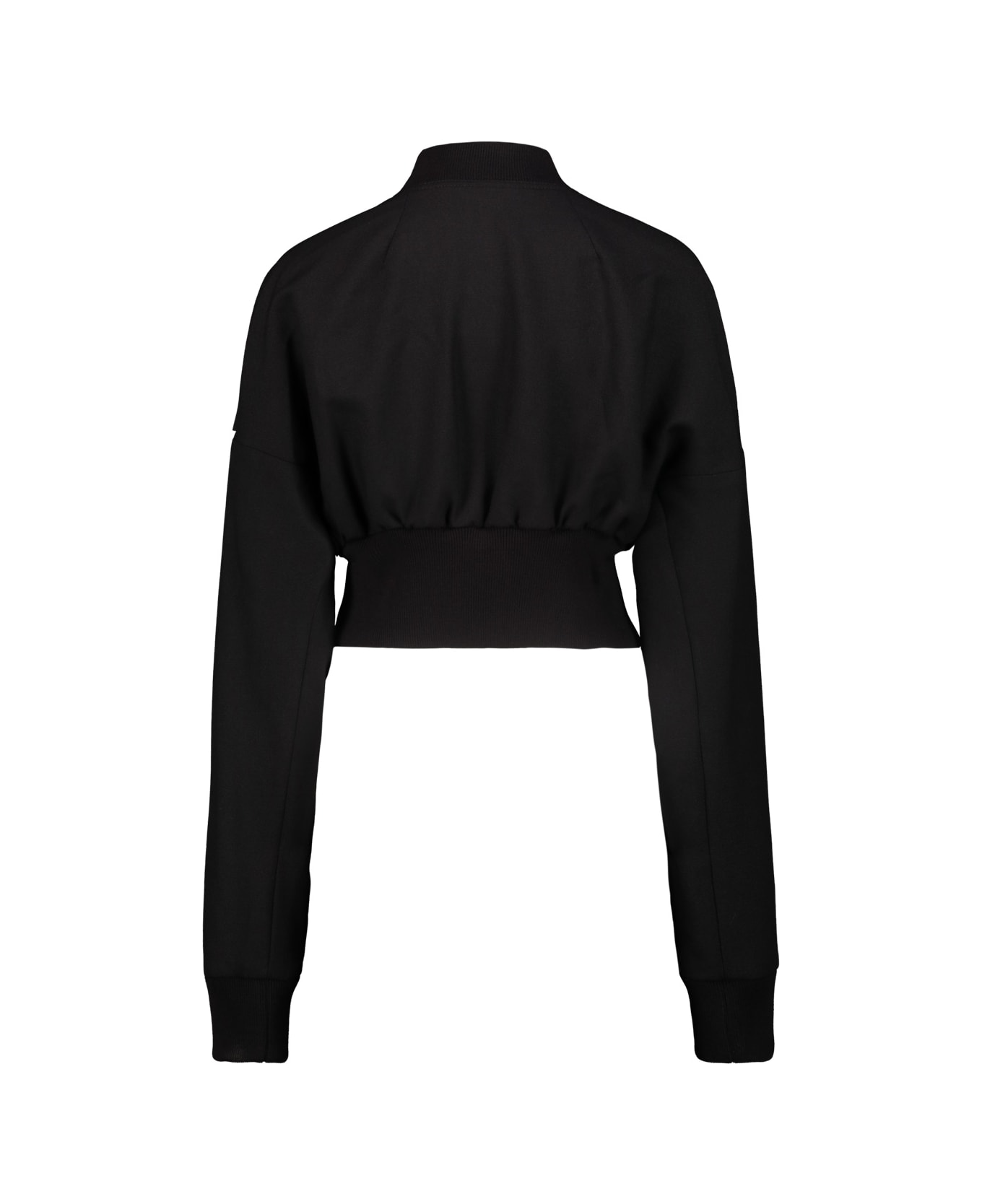 Rick Owens Cropped Flight Jacket - Black