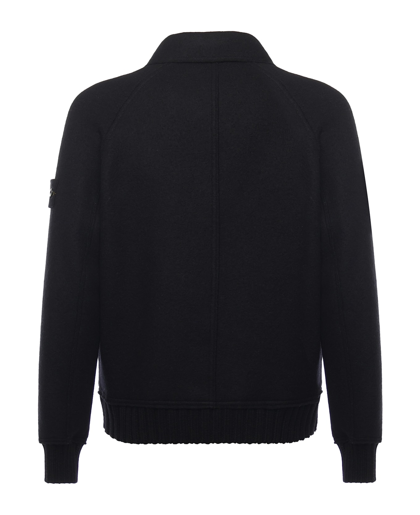 Stone Island Rws Wool Felt Coach Jacket - Black ブレザー