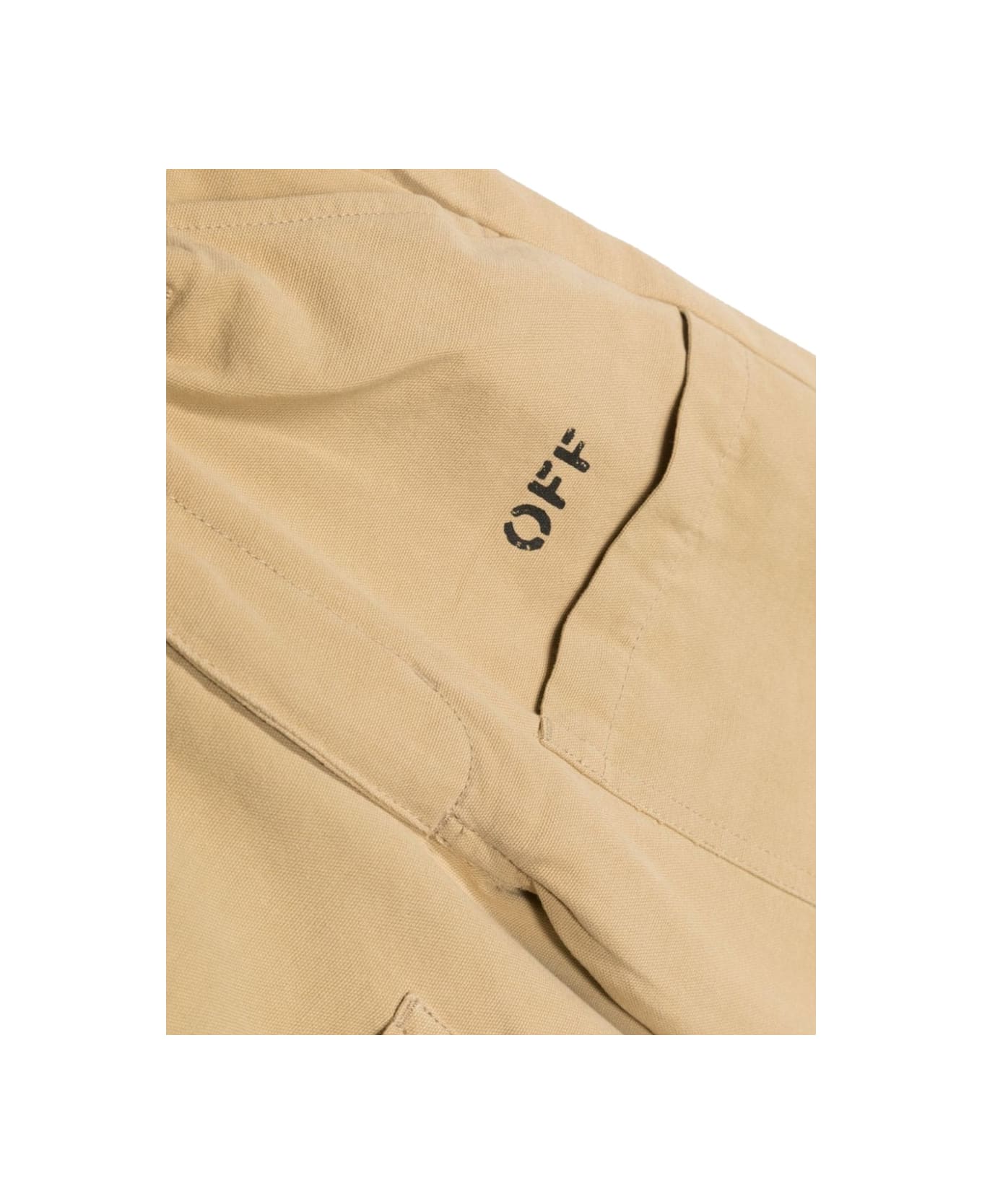 Off-White Diag Outline Worker Short - BEIGE