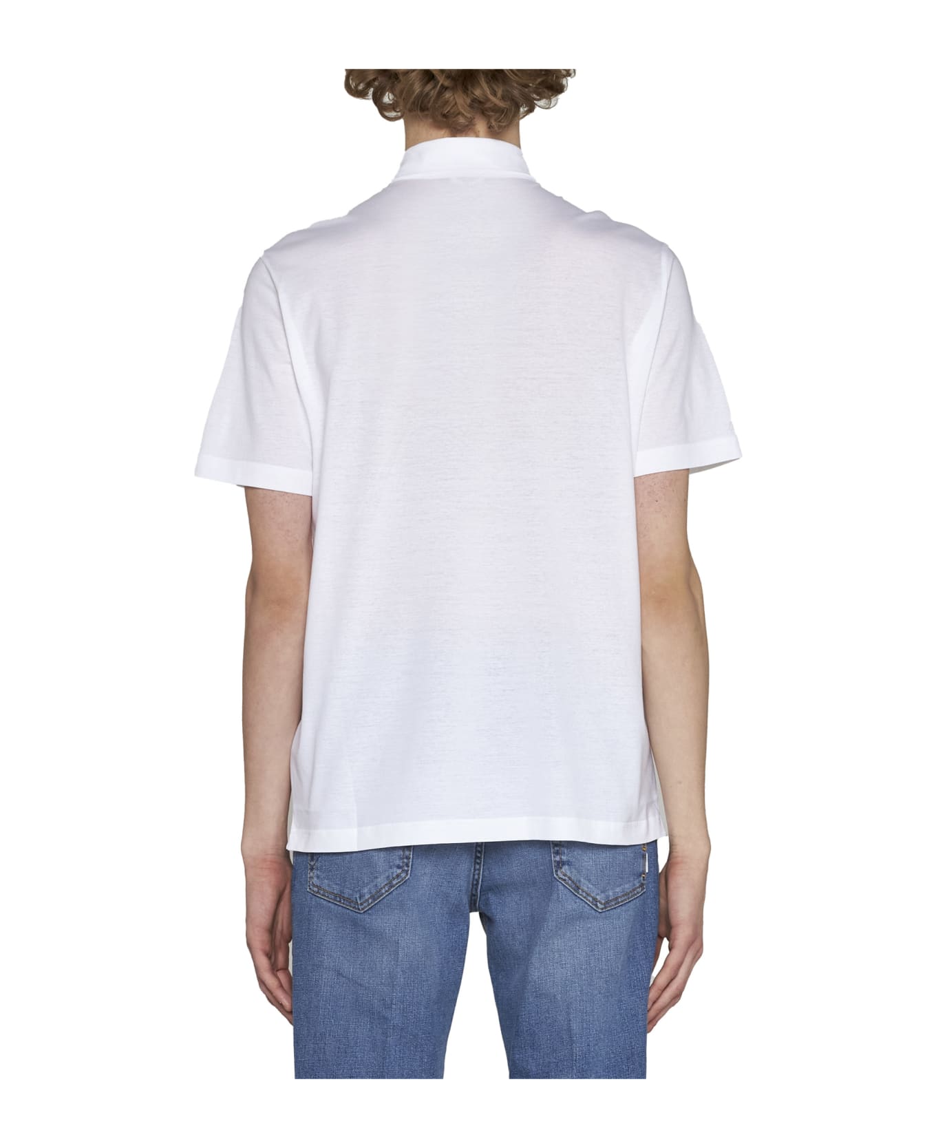 Herno Cotton Polo Shirt - White