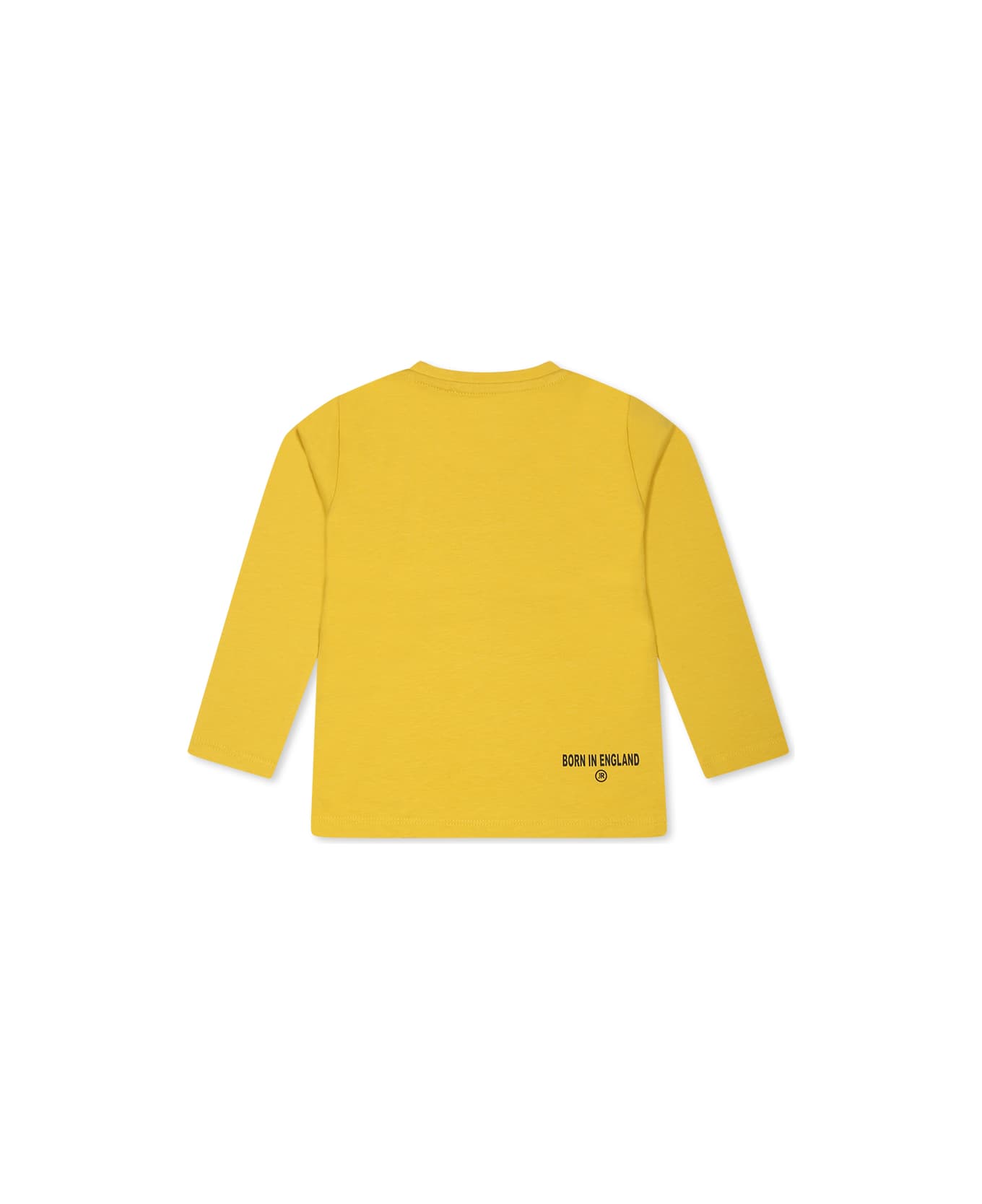 Richmond Yellow T-shirt For Baby Boy With Logo - Yellow