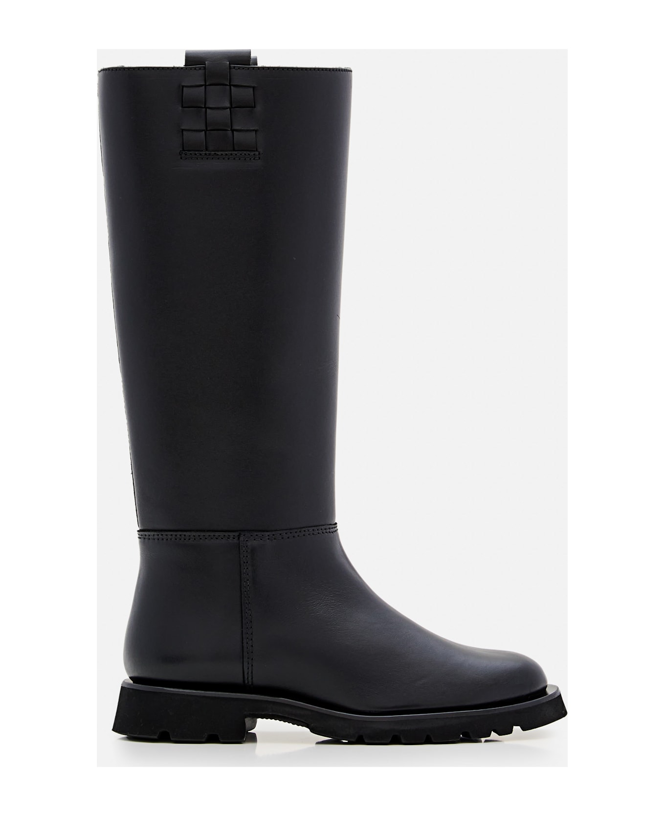 Hereu Anella High Leather Boot - Black