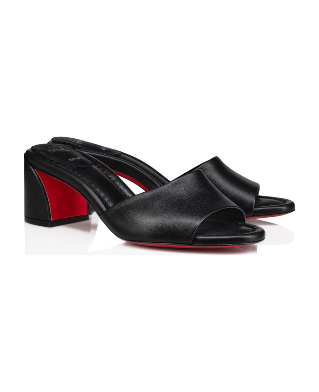 Christian Louboutin Sandals - BLACK LIN BLACK