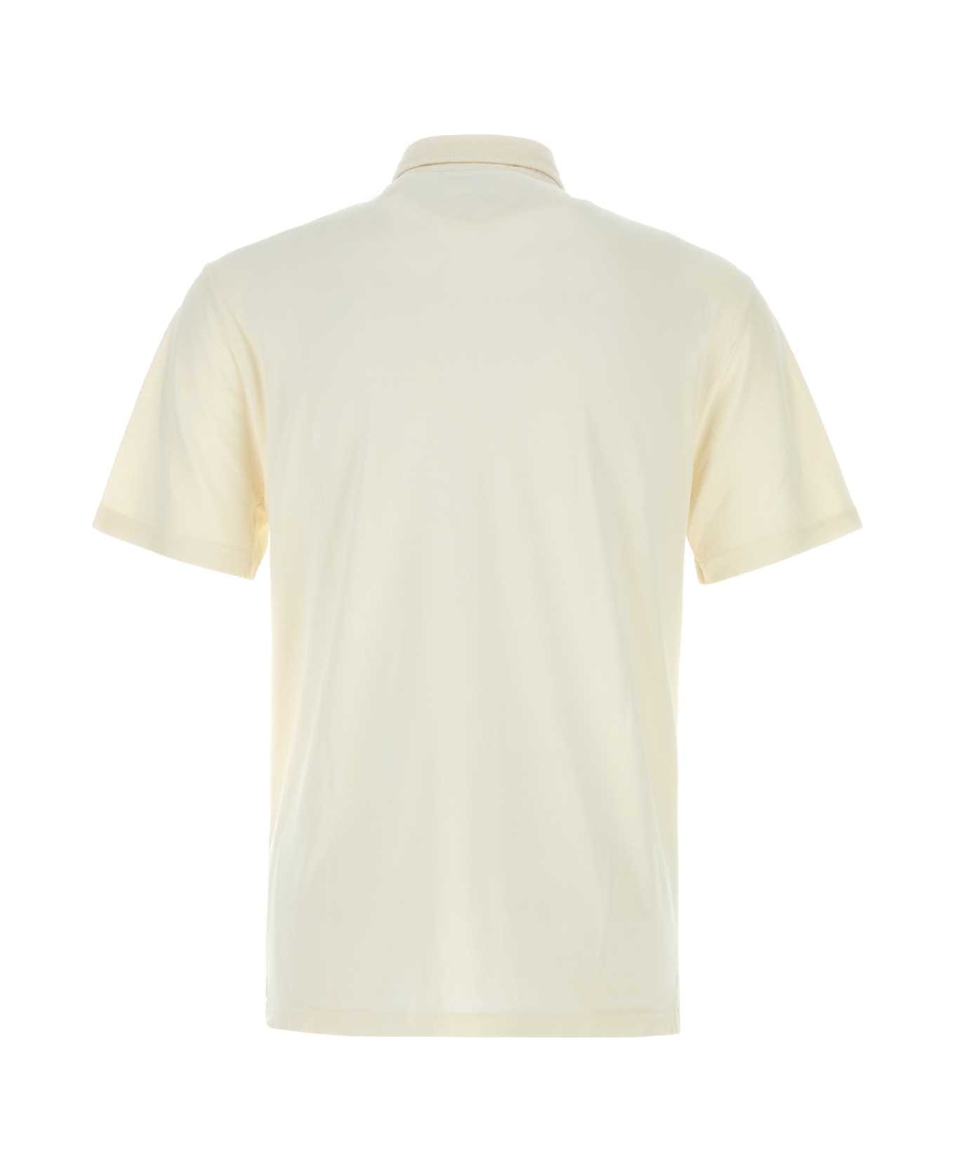 Fedeli White Piquet Polo Shirt - 163