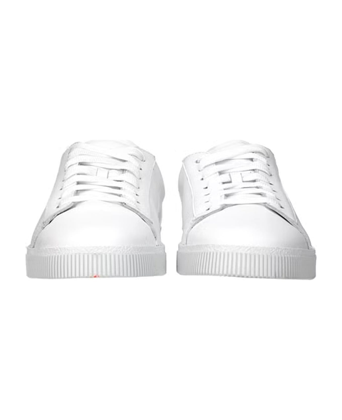 Dsquared2 Leather Icon Sneakers - White