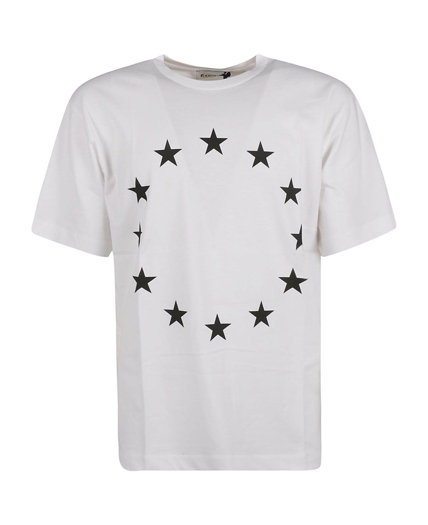 Études Round Star T-shirt - White