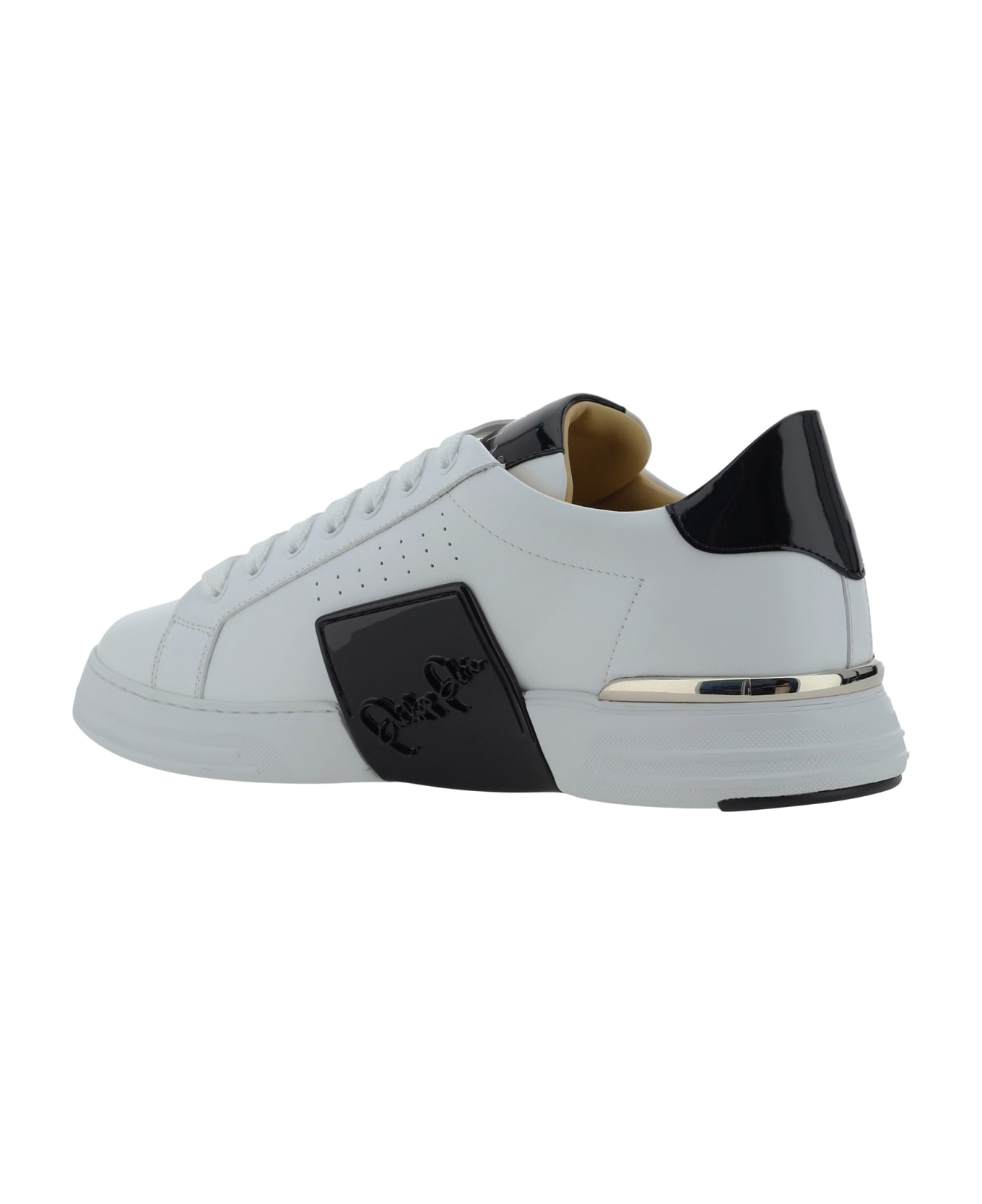 Philipp Plein Lo Top Sneakers - Bianco