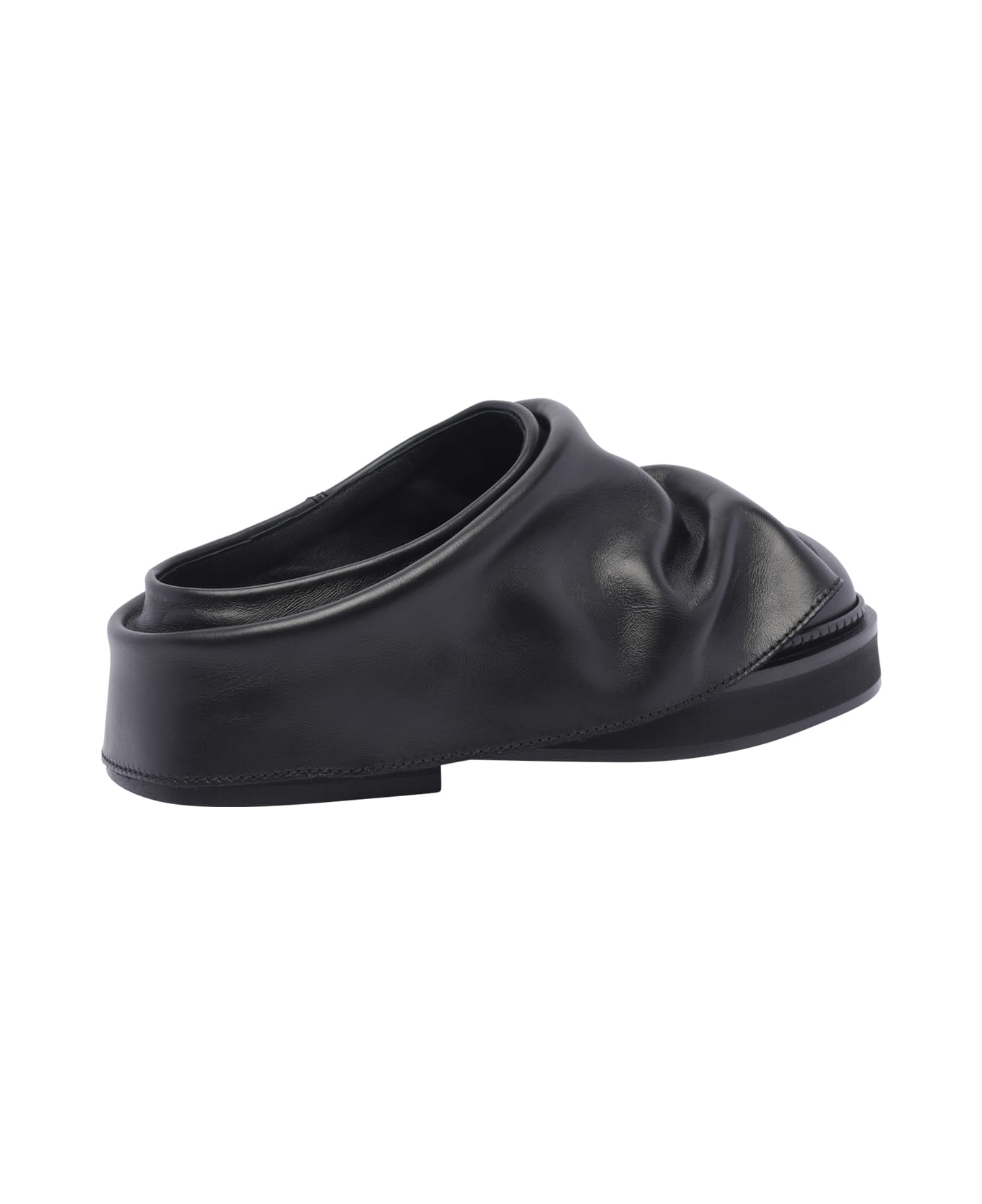 The Attico Mini Robin Sabot - Black