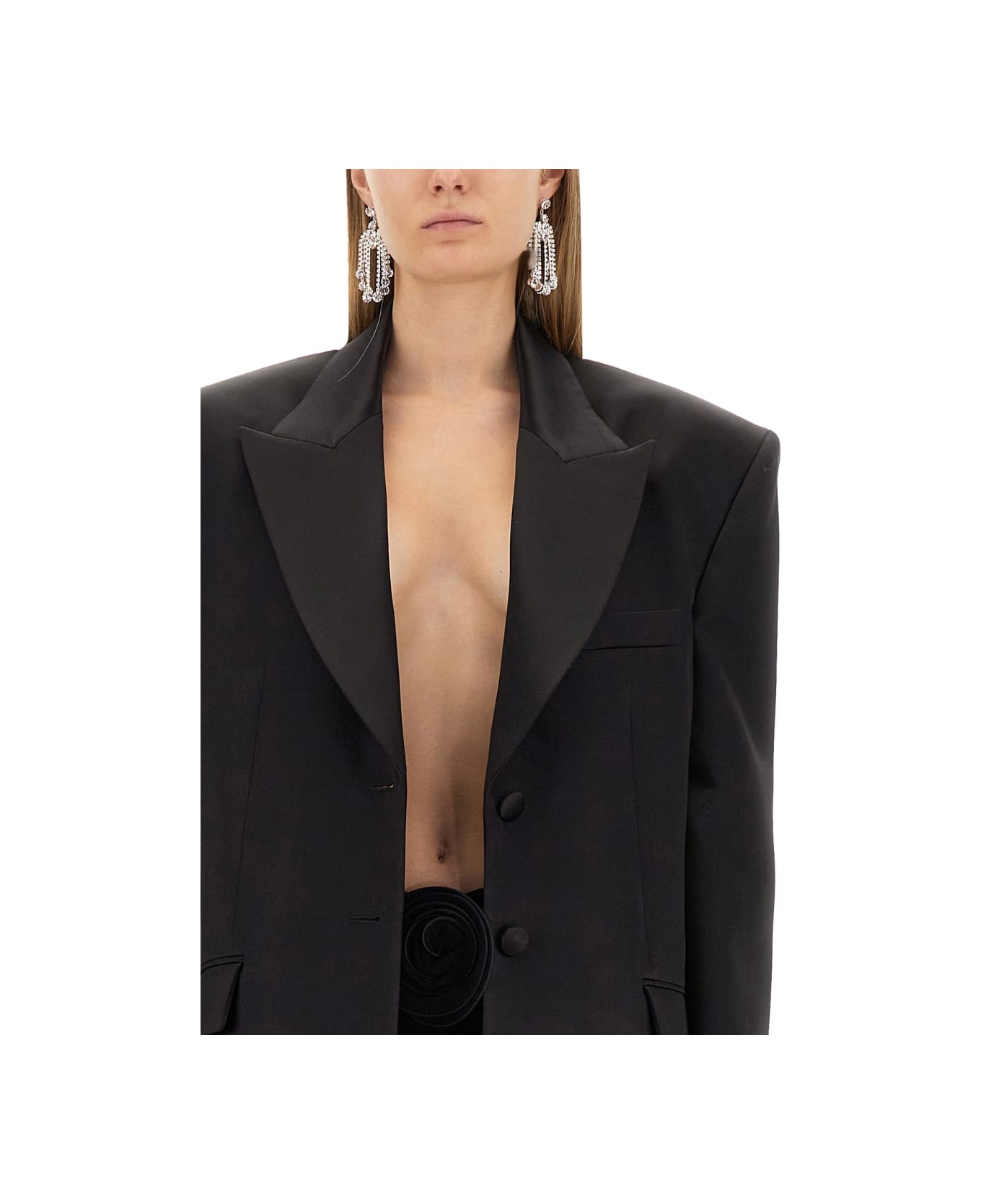 Magda Butrym Oversize Fit Jacket - BLACK