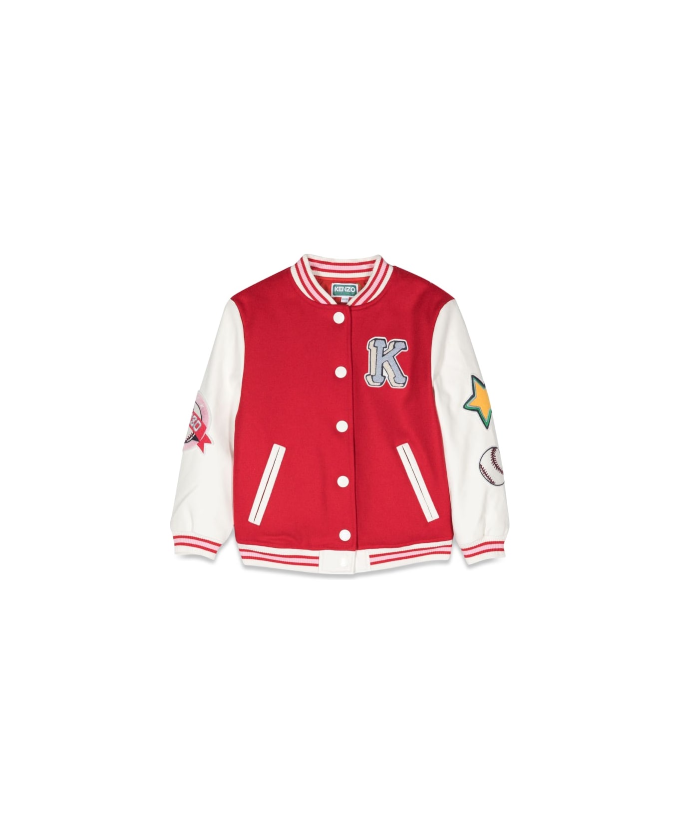 Kenzo Kids Varsity Jacket - RED