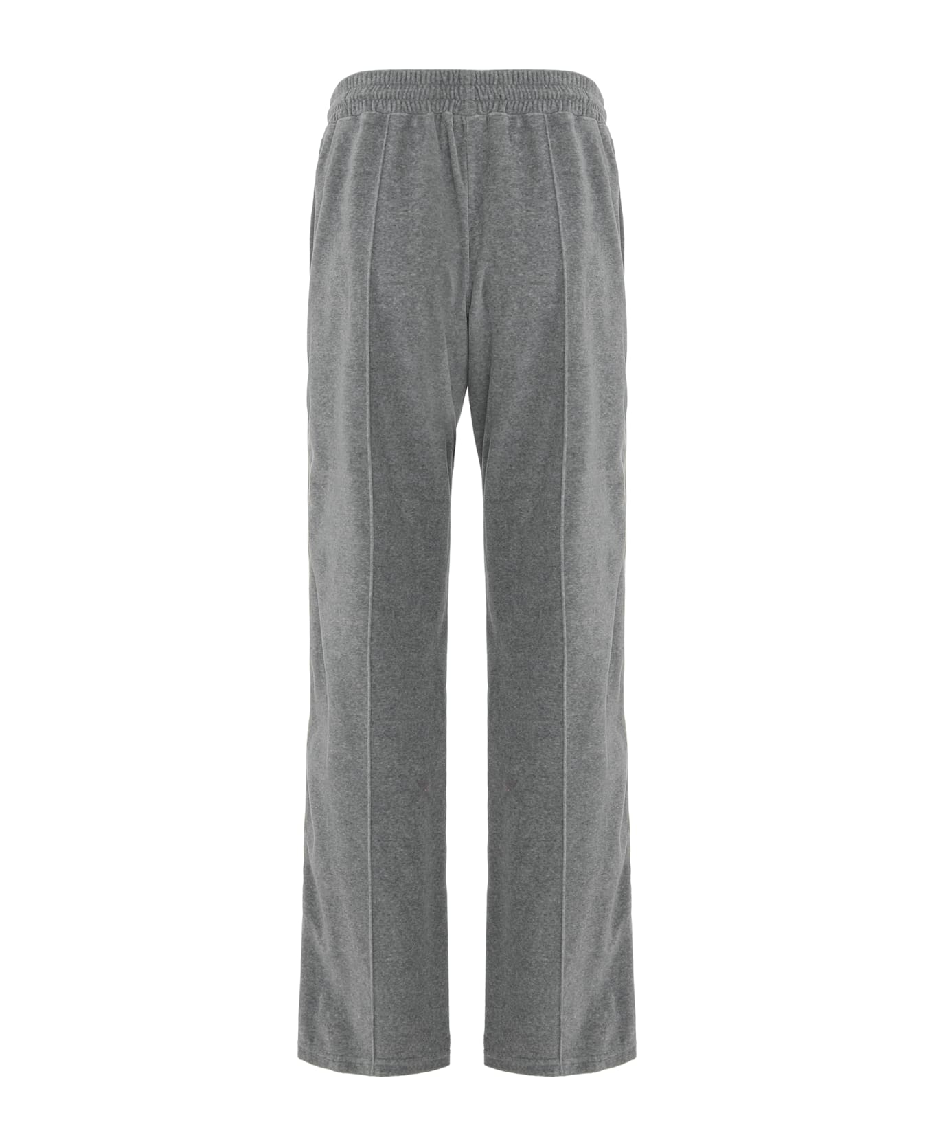 Celine Velvet Cotton Tracksuit Bottoms - grey