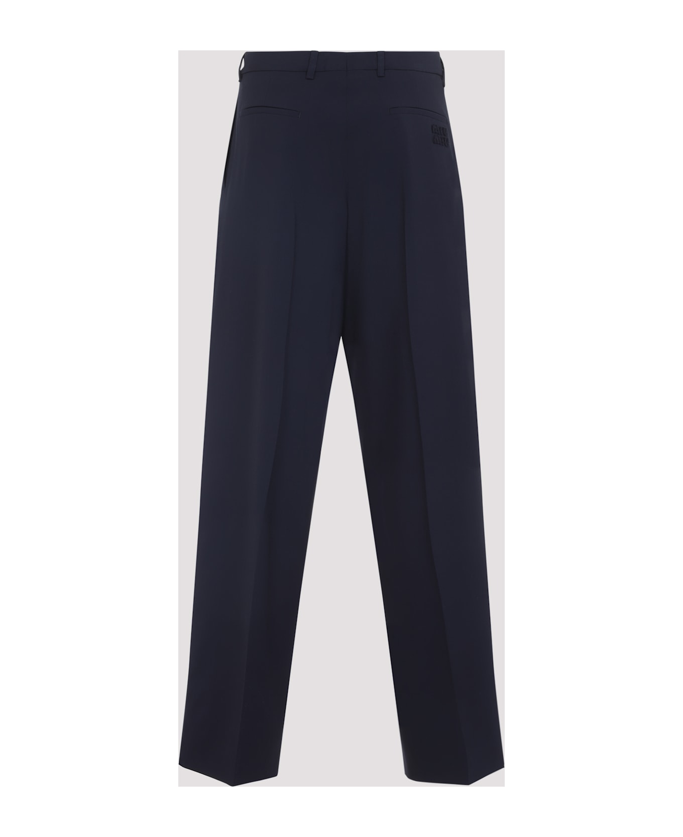 Miu Miu Wool Pants - Bleu