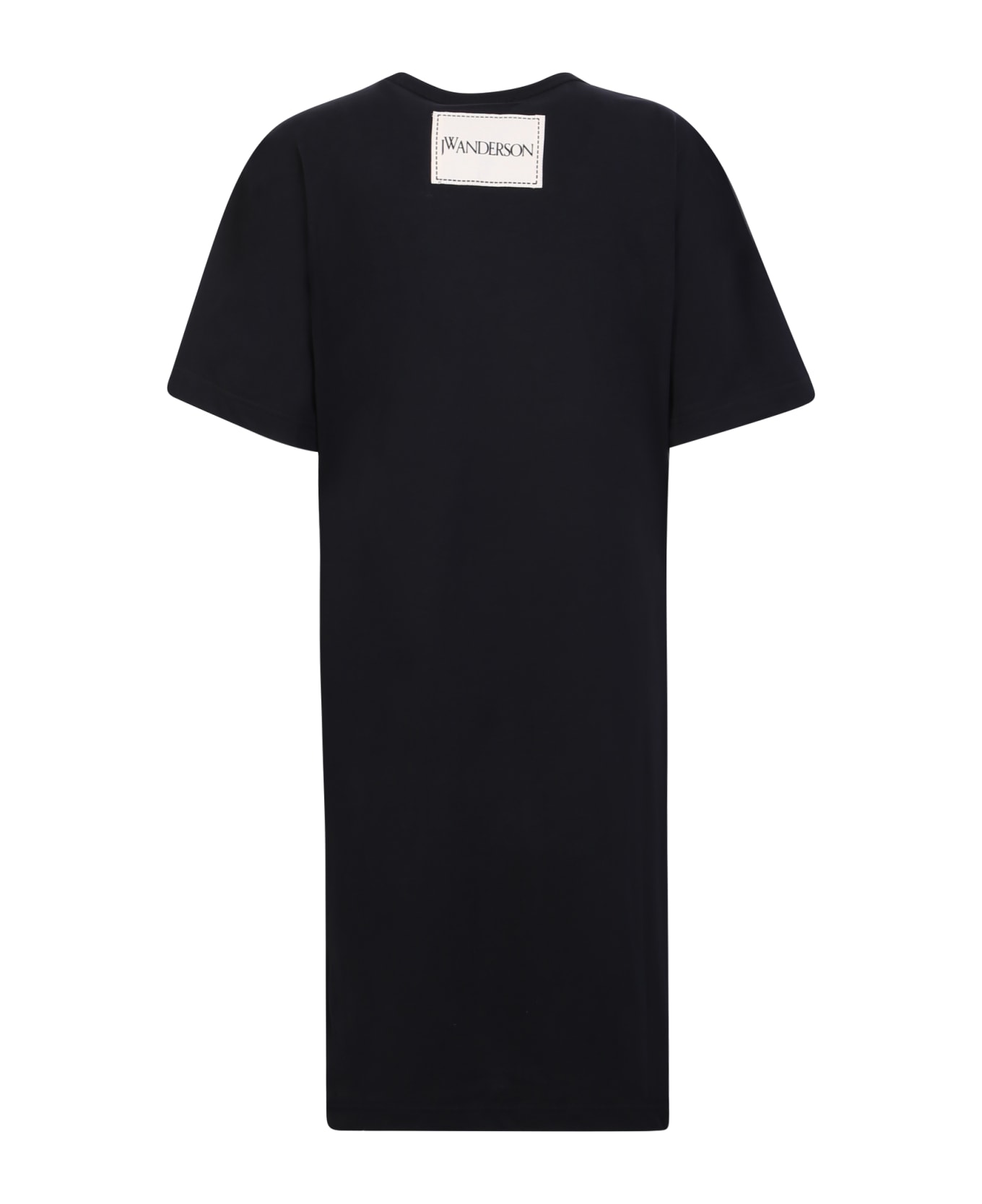 J.W. Anderson Hinge Detail Black T-shirt Dress - Black