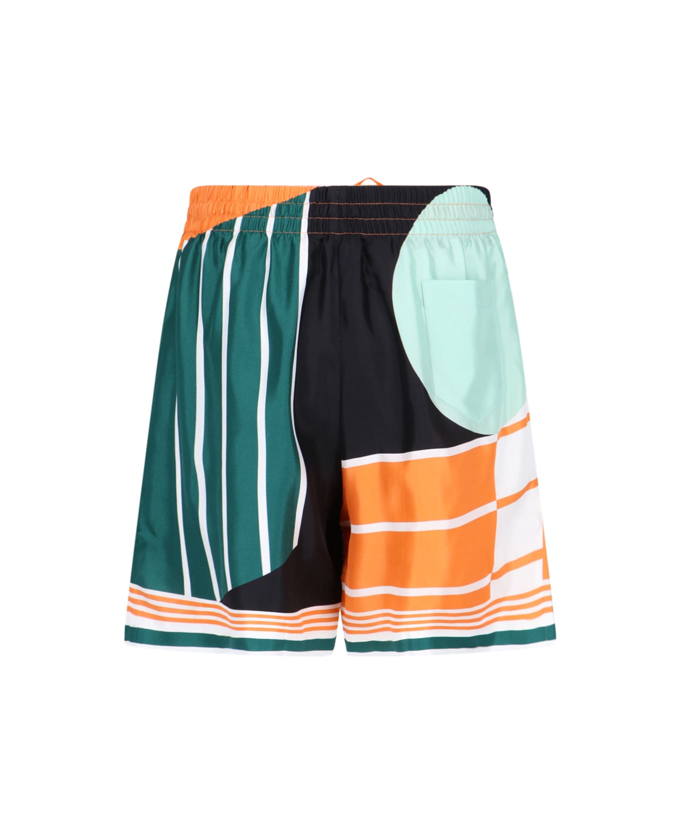 Casablanca 'court Abstrait' Shorts - Multicolor