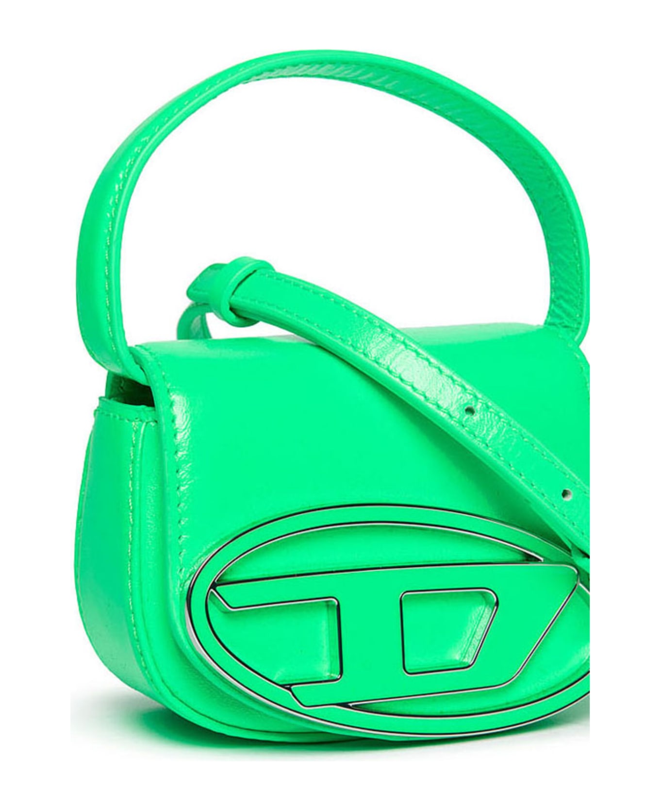 Diesel 1dr Xs Bags Diesel 1dr Xs Bag In Fluo Imitation Leather - Verde