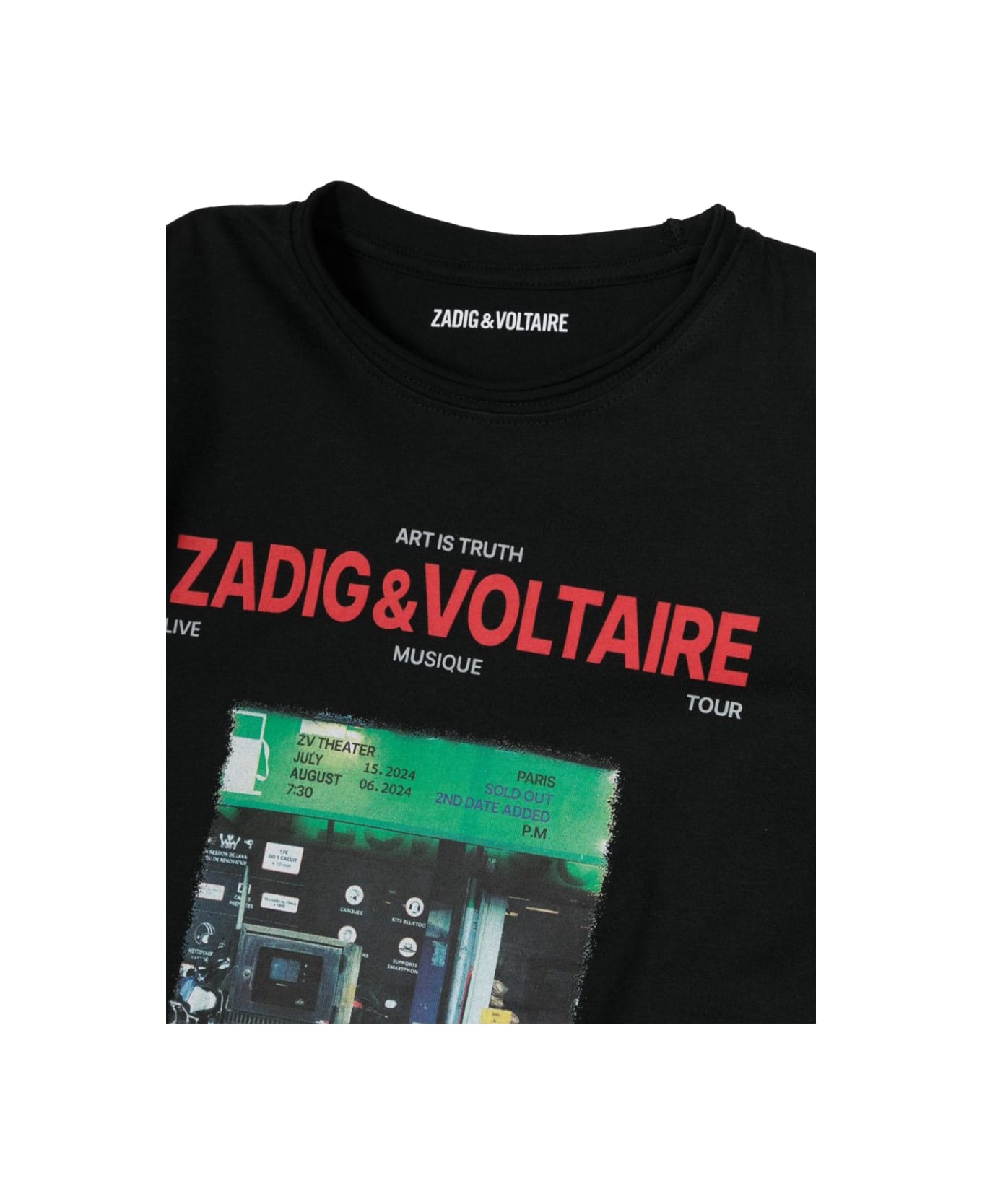 Zadig & Voltaire Tee Shirt - BLACK Tシャツ＆ポロシャツ