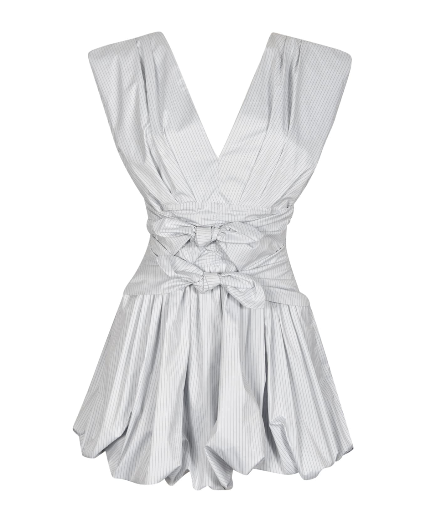 Philosophy di Lorenzo Serafini Wrap High Waist Sleeveless Dress - Azure