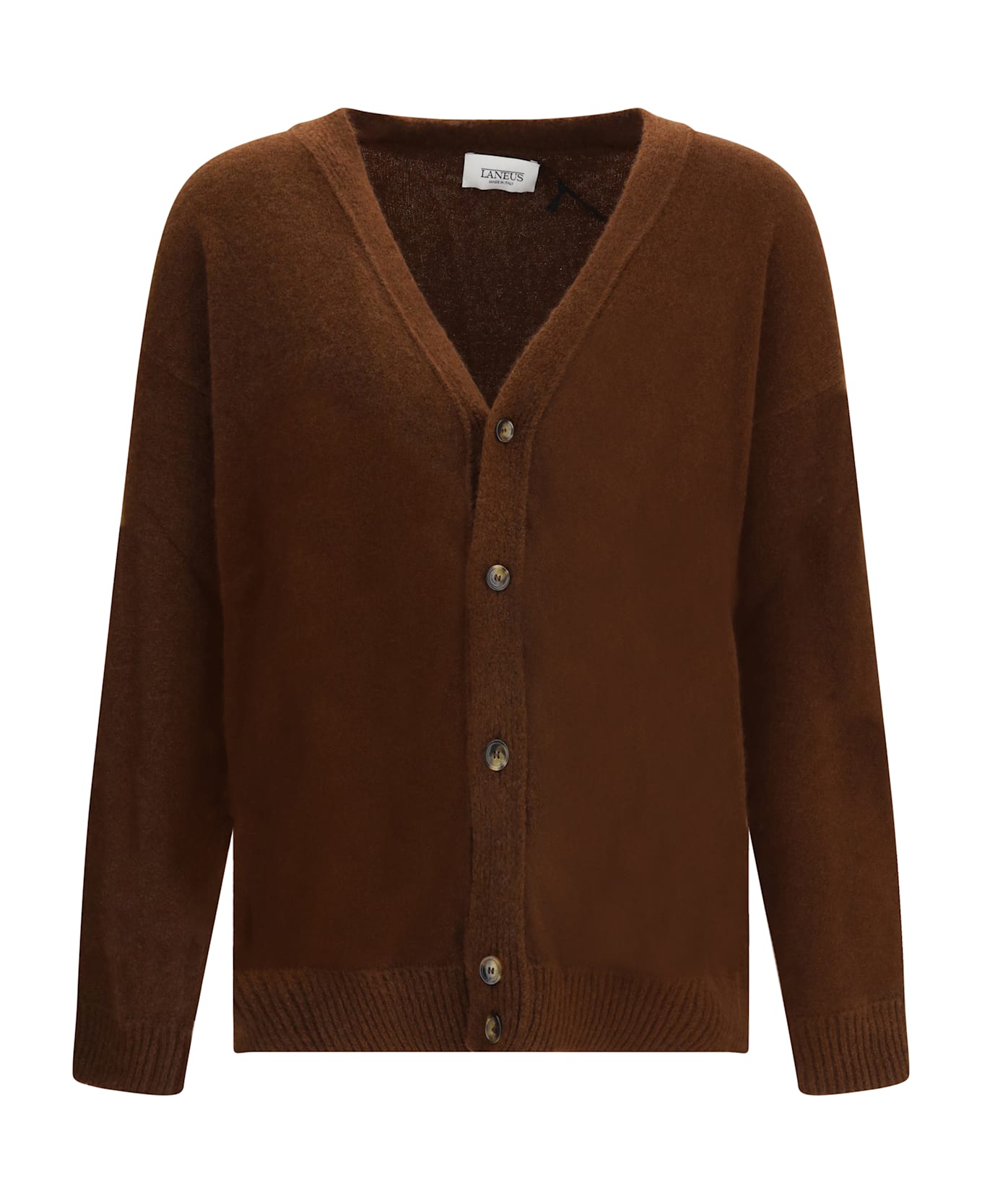 Laneus Cashmere Cardigan - CIOCCOLATO/CHOCOLATE