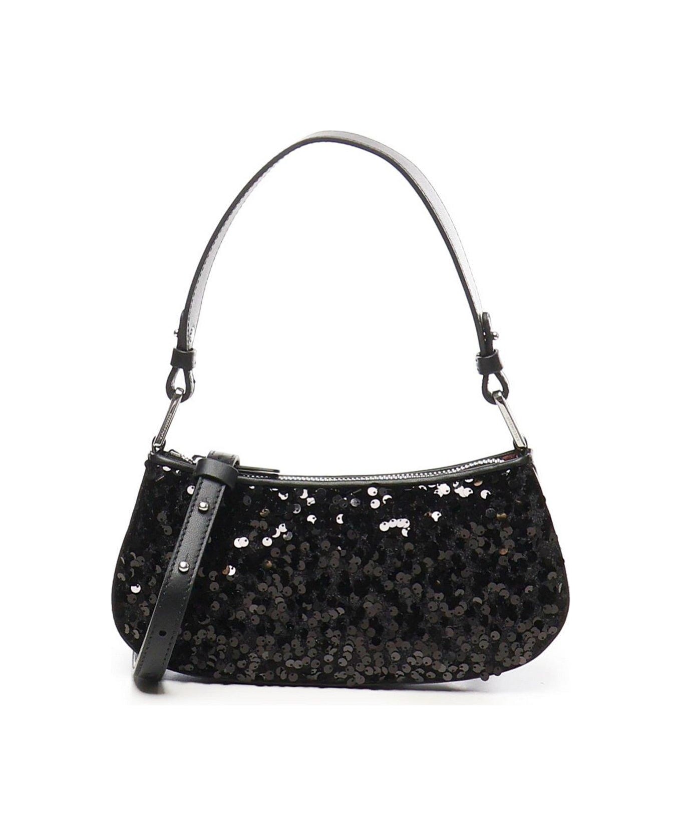 Coccinelle Merveille Sequin Embellished Tote Bag - Black