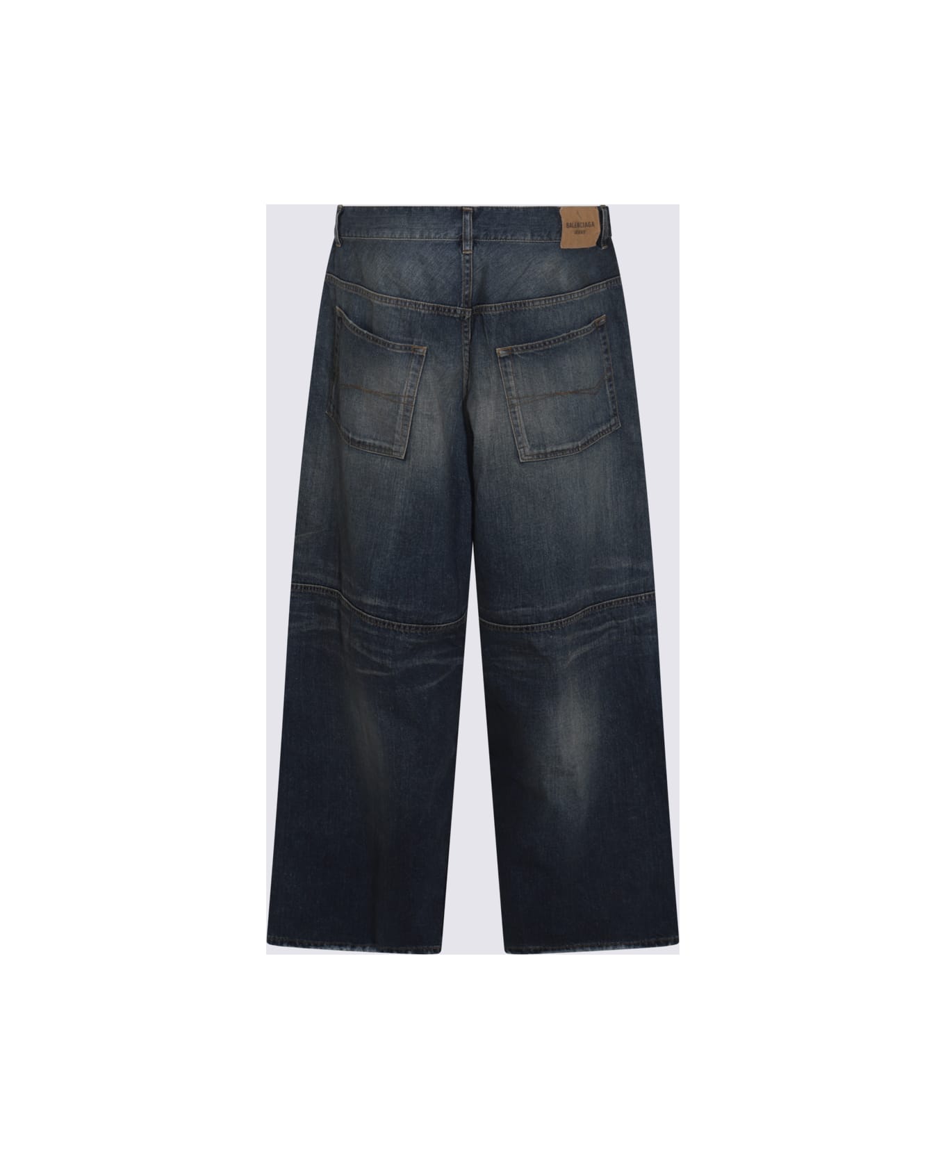Balenciaga Blue Cotton Jeans - Blue