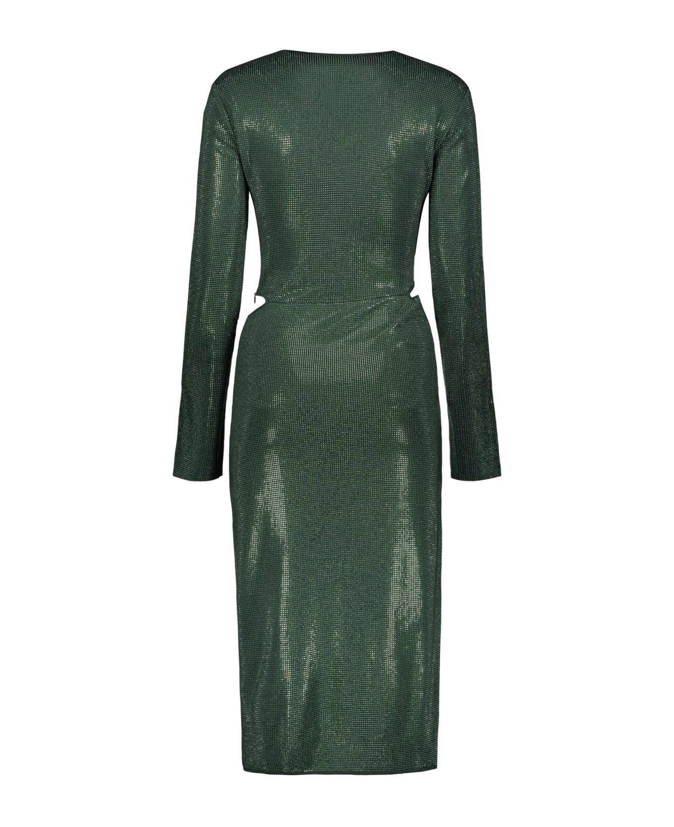 Bottega Veneta Rhinestone Dress - green ワンピース＆ドレス
