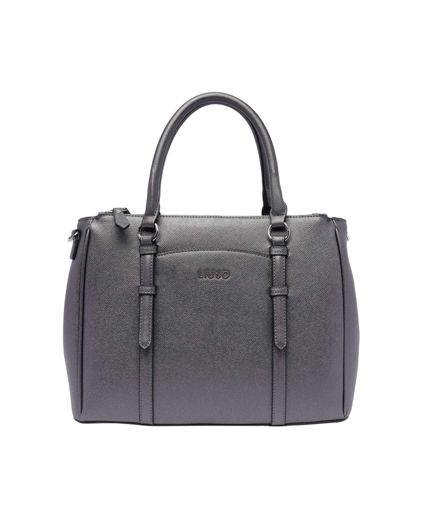 Liu-Jo Logo Boston Bag - Grey