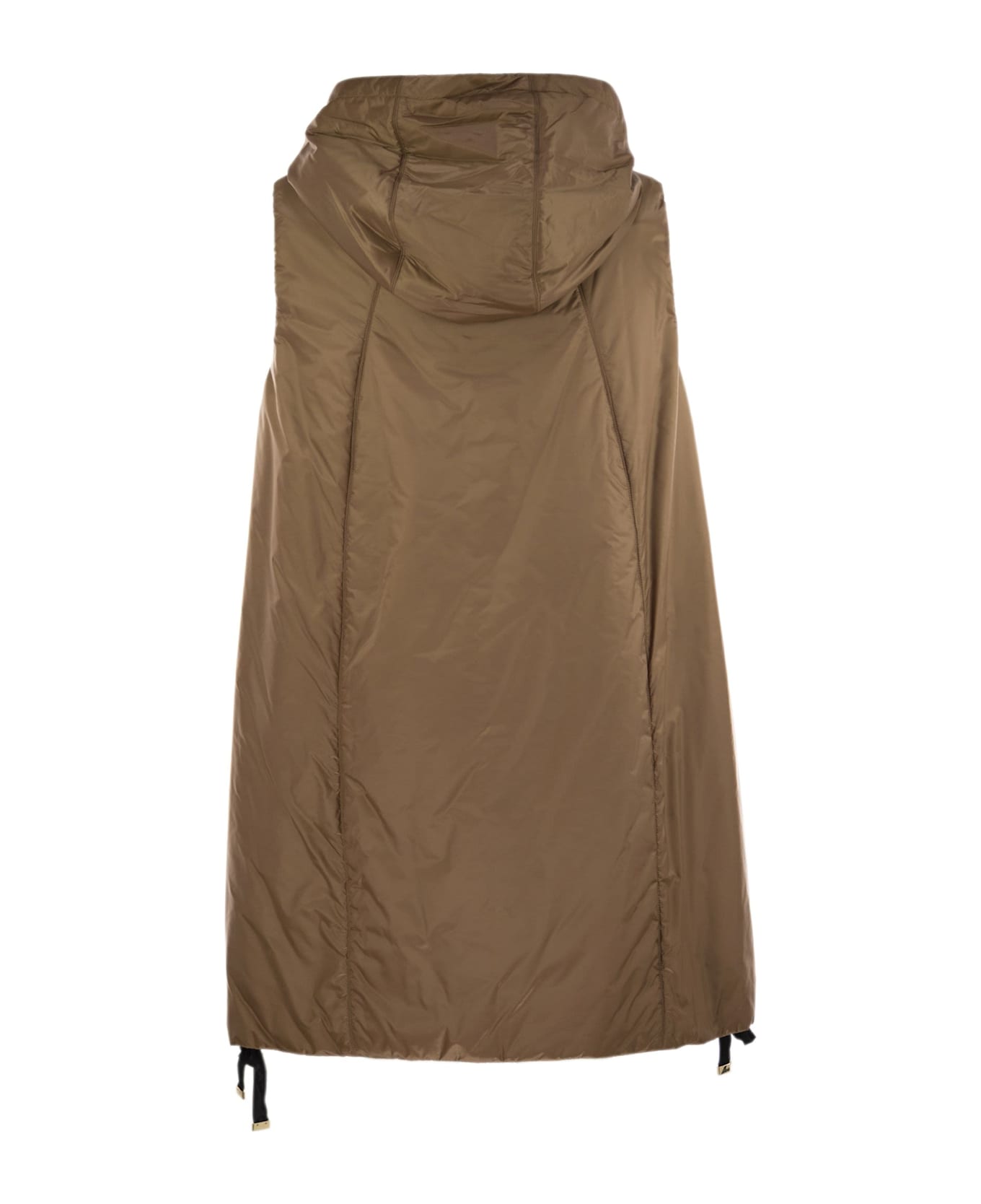 Max Mara The Cube Greengi - Drip-proof Canvas Waistcoat - Caramel