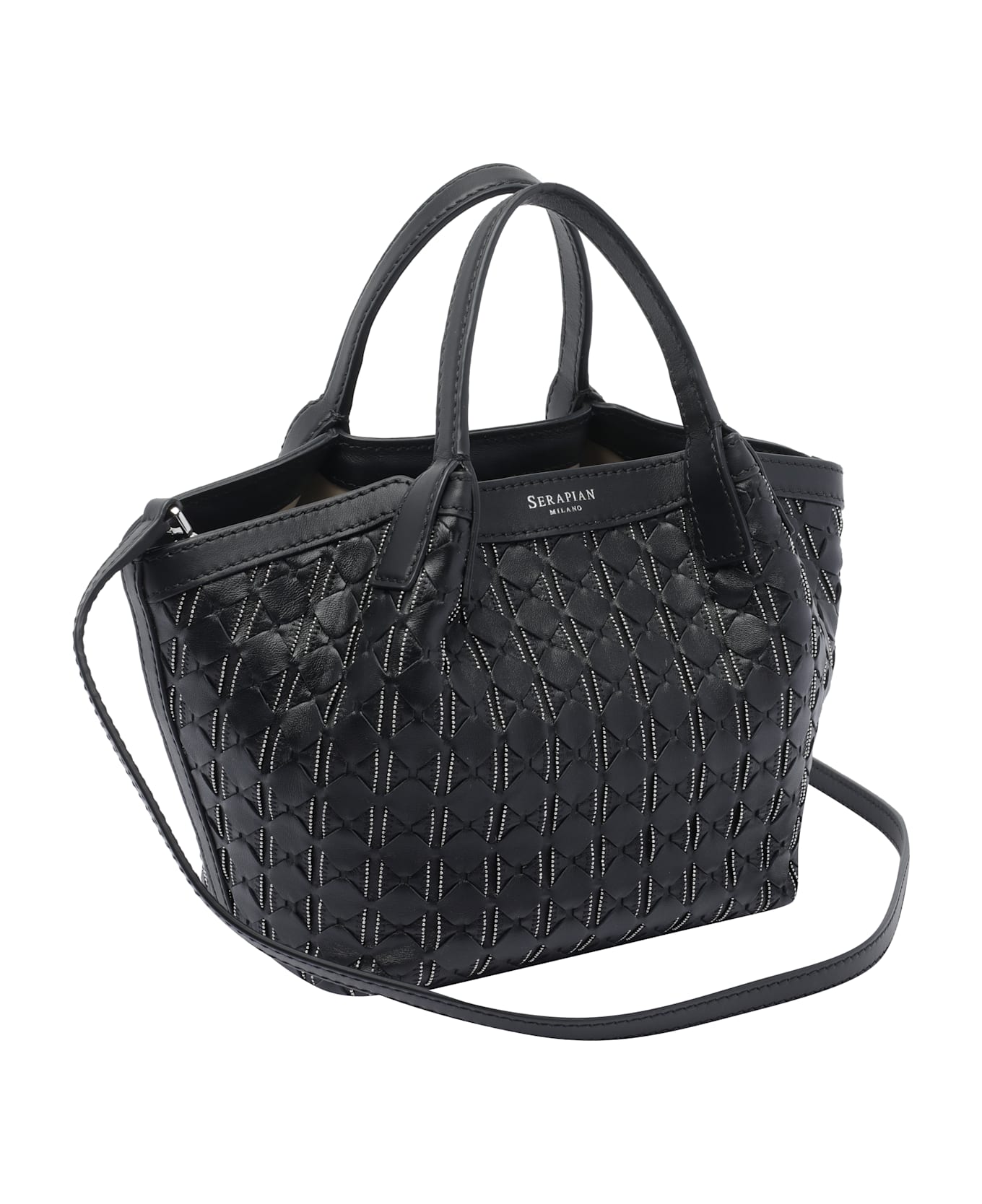 Serapian Mini Secret Handbag - Black