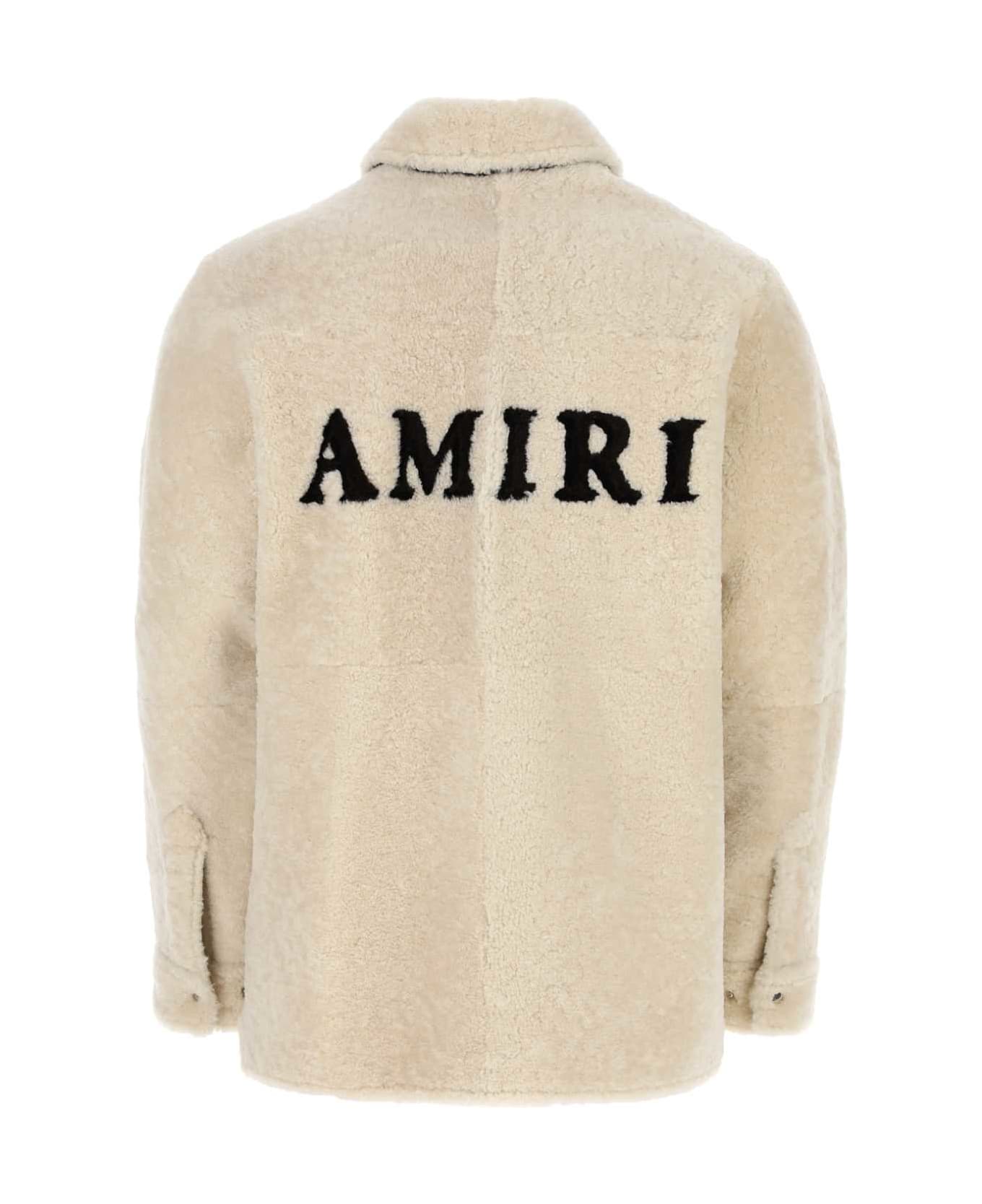 AMIRI Sand Shearling Jacket - 271