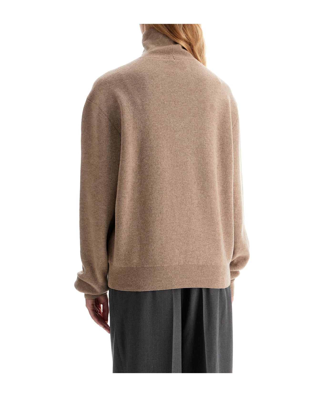 Lemaire Cappuccino Wool Sweater - LATTECOFFEE