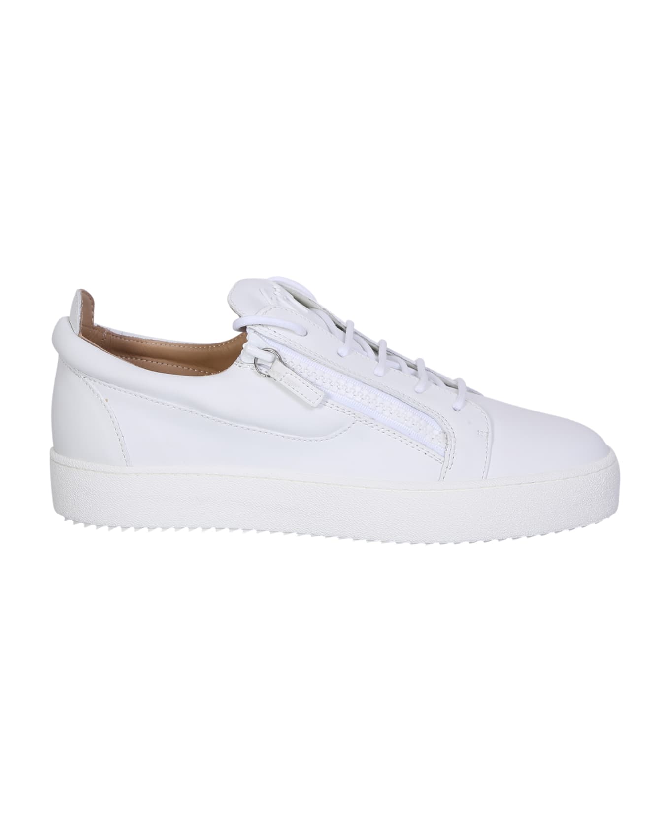 Giuseppe Zanotti Frankie Low-top Sneakers In White - White