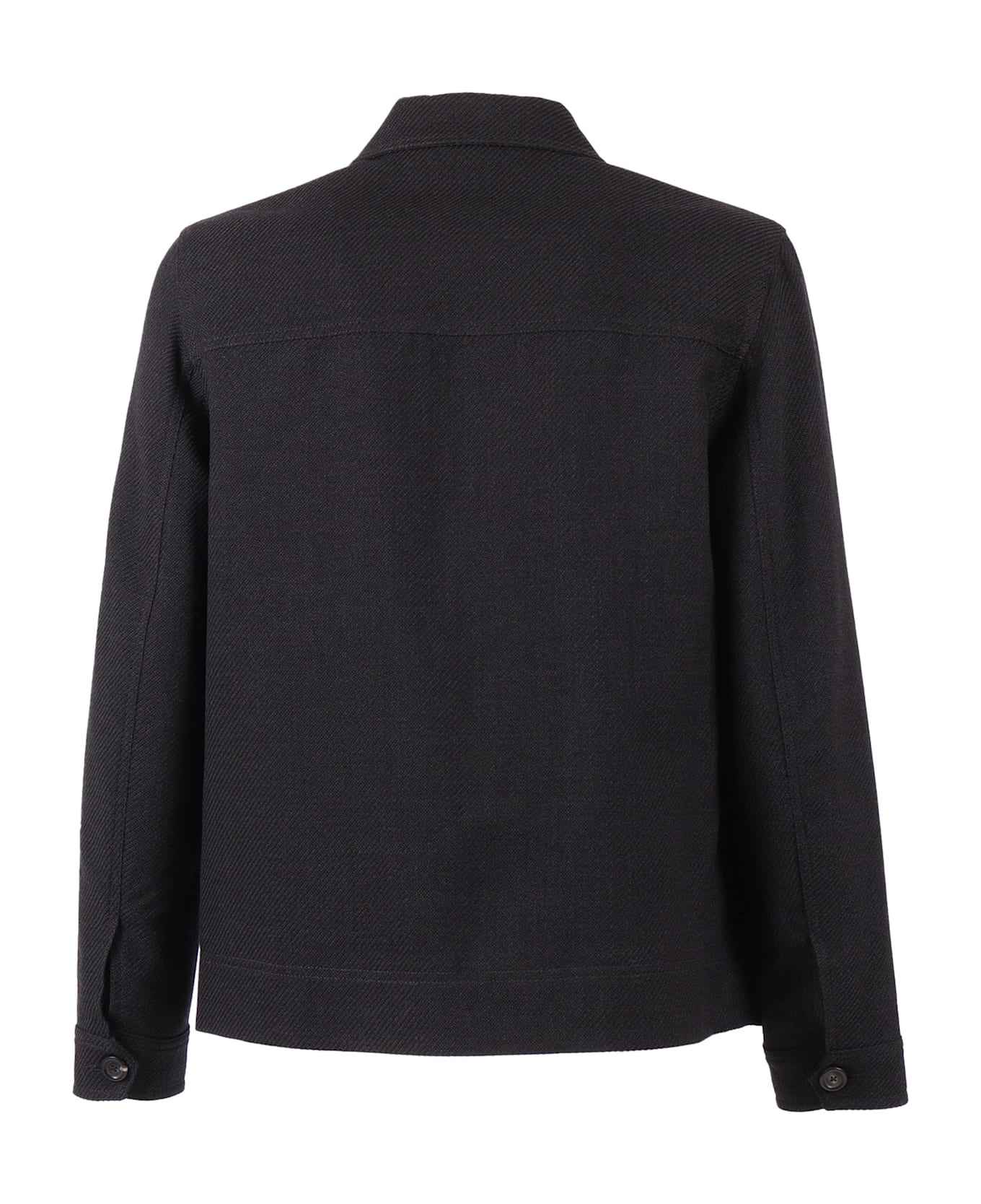 Circolo 1901 Work Jacket Wool - BLACK