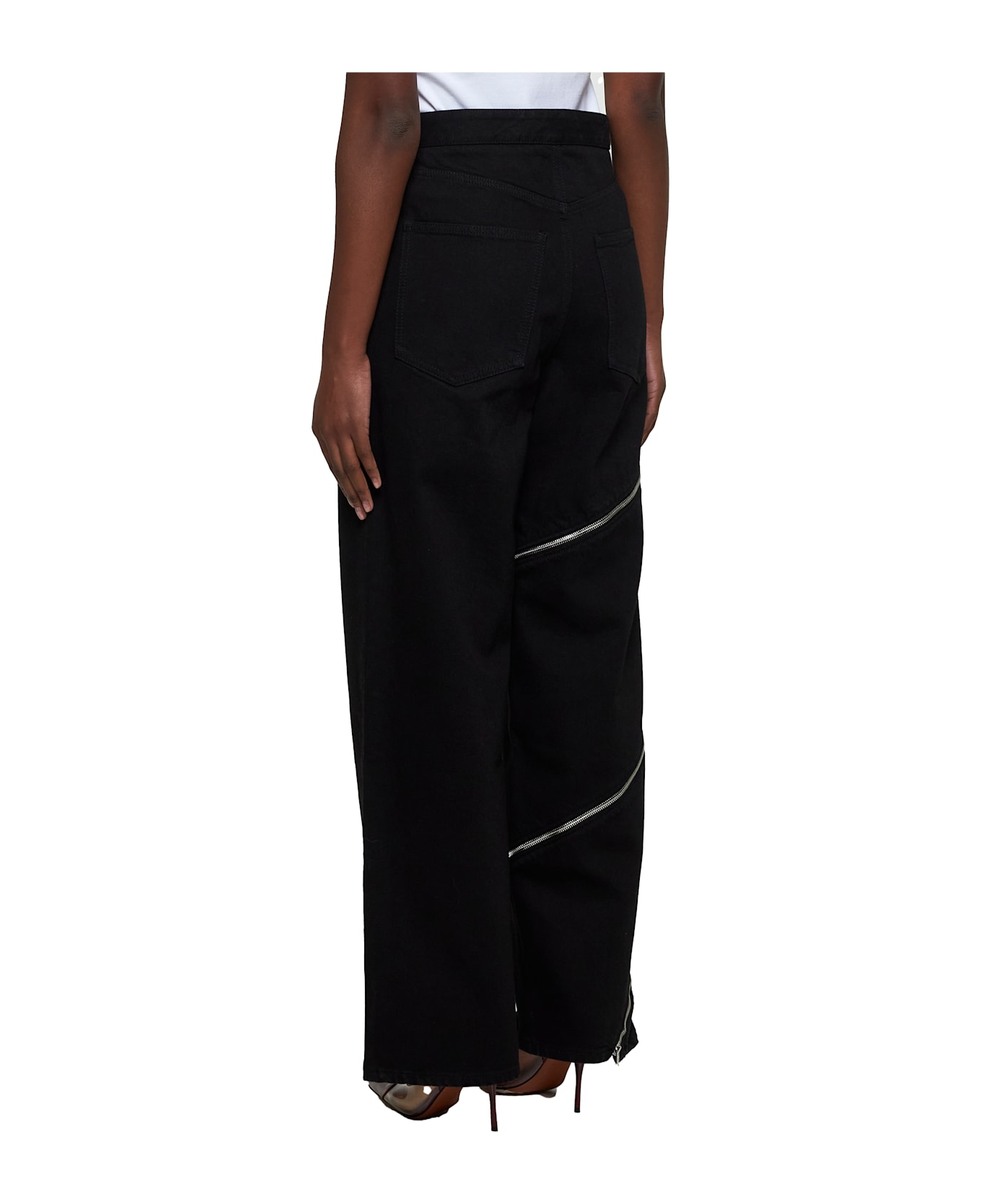 Alaia 'spirale' Jeans - Noir alaia