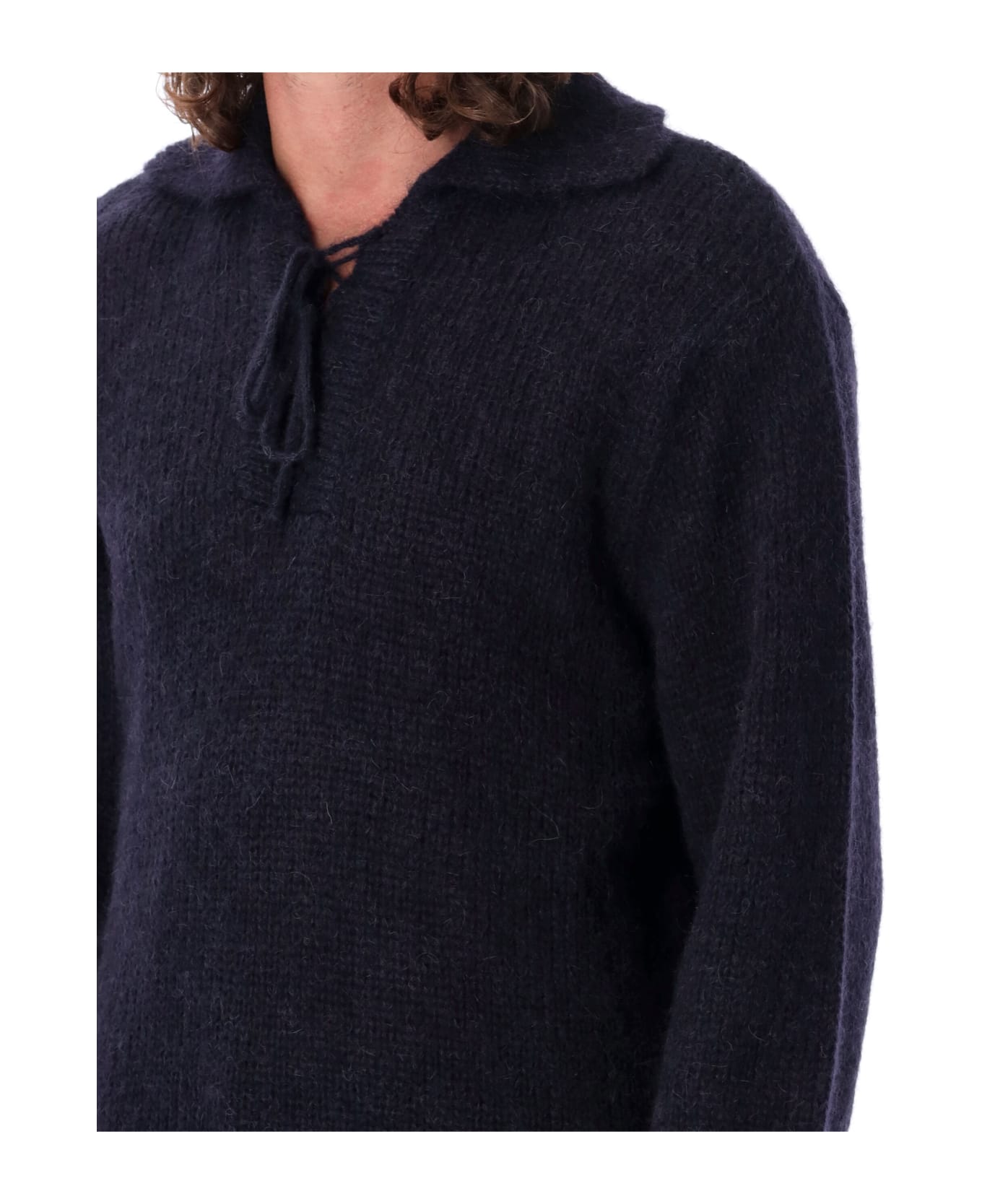 Bode Alpine Pullover - NAVY