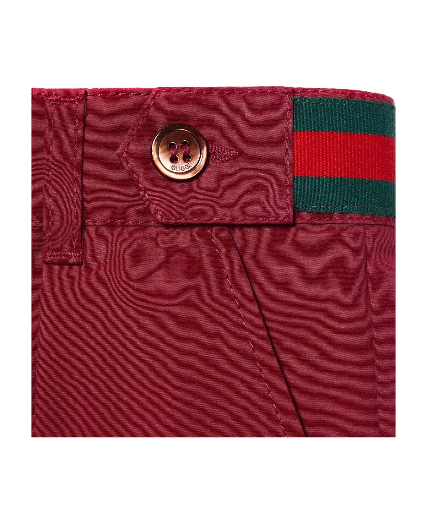 Gucci Kids Shorts Red - Red