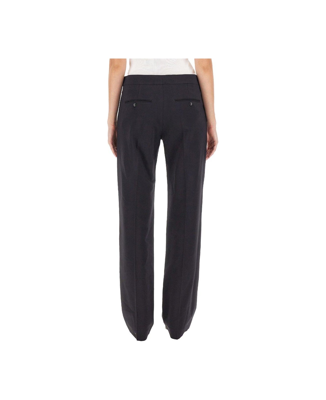 Isabel Marant Low-waisted Loose Fit Pants - BLACK