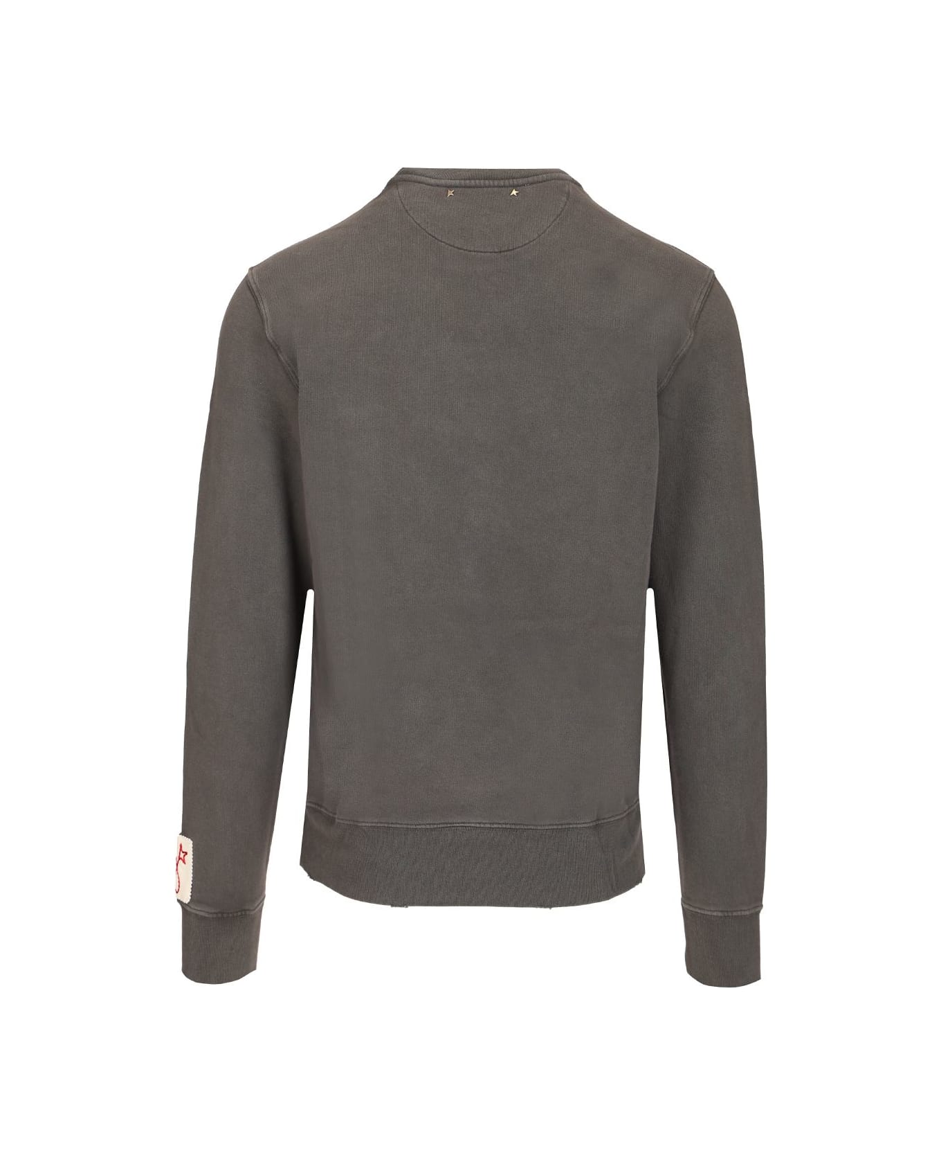Golden Goose Cotton Jersey Sweatshirt - ANTHRACITE
