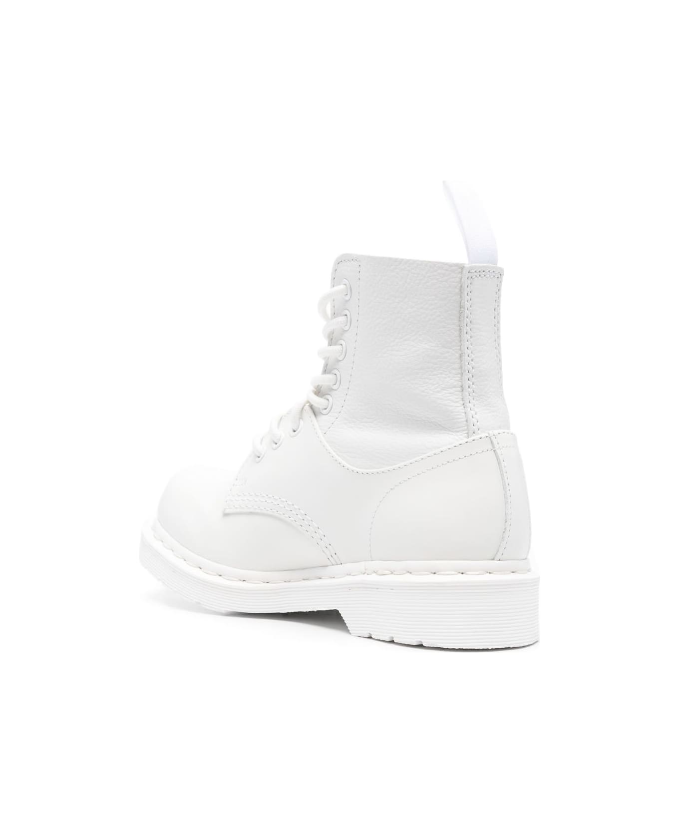 MM6 Maison Margiela Leather Boots - White