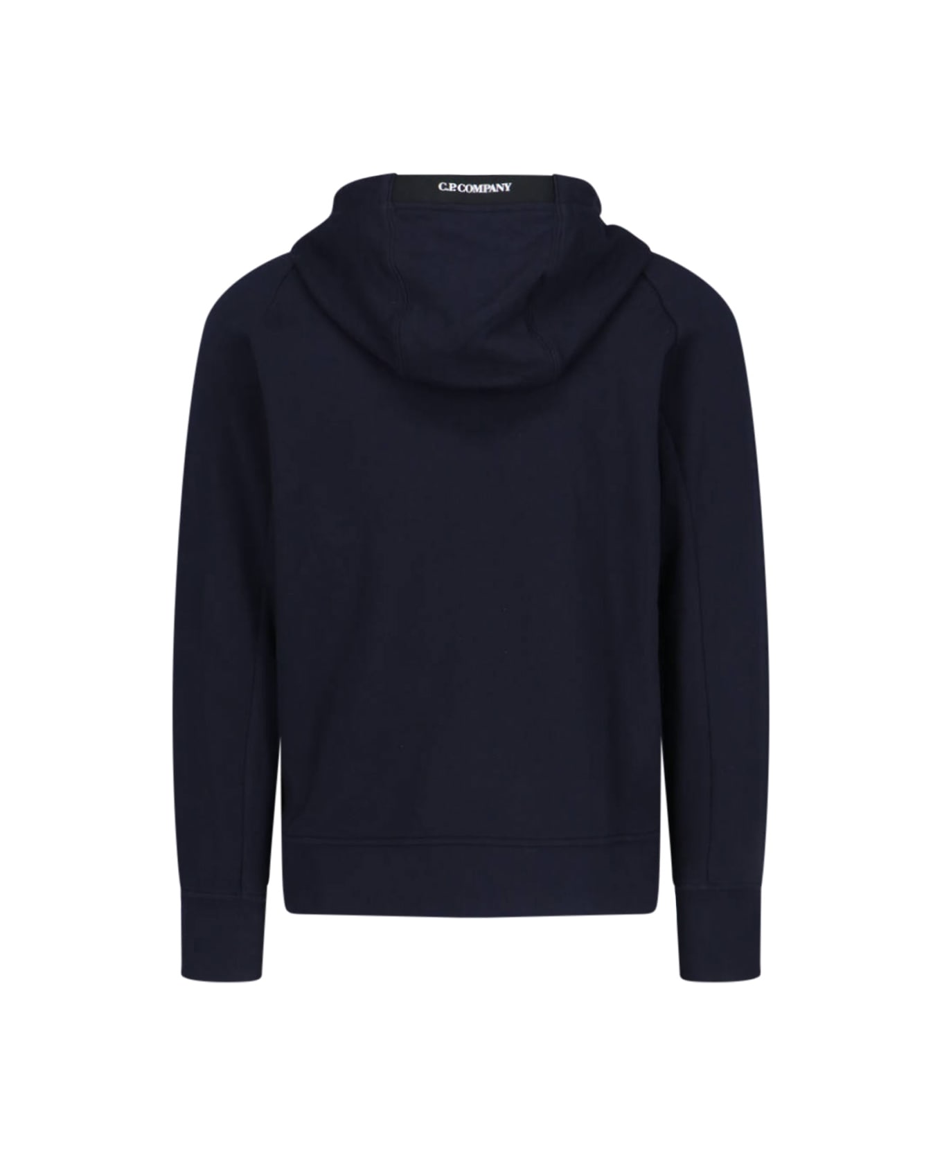 C.P. Company Logo Zip Sweatshirt - Blue