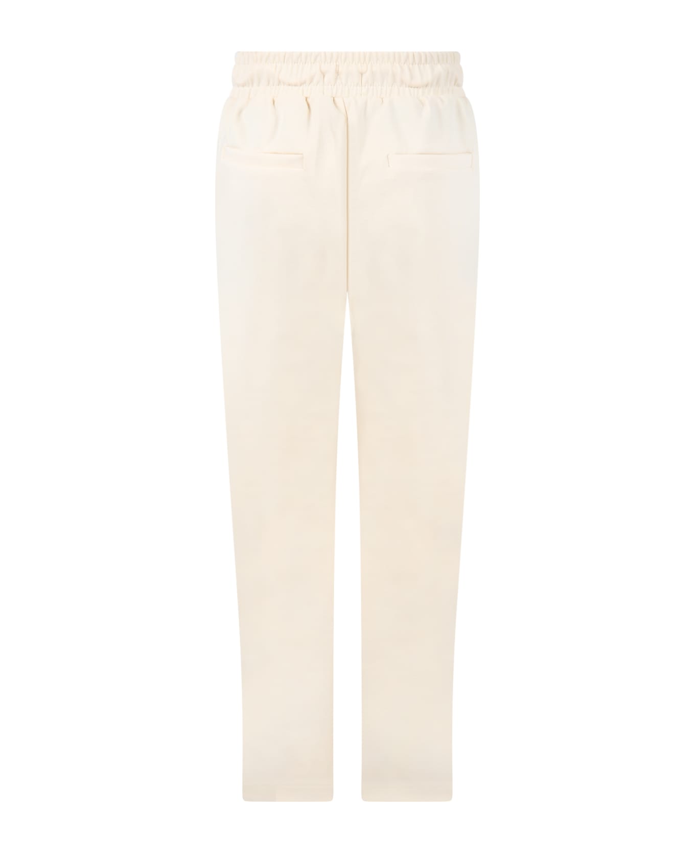 Scotch & Soda Ivory Trouser For Girl With Logo - Ivory