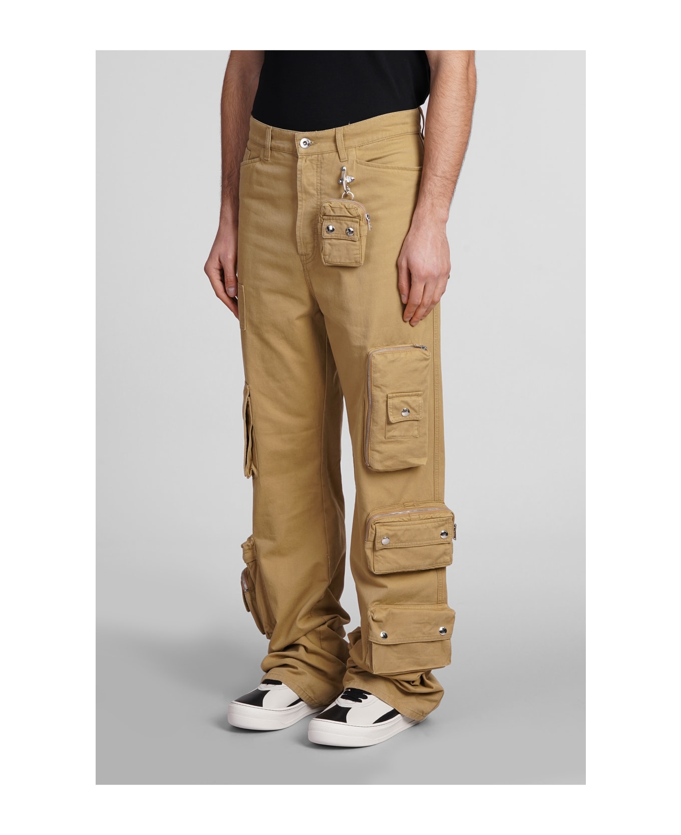 Lanvin Jeans In Beige Cotton - beige ボトムス
