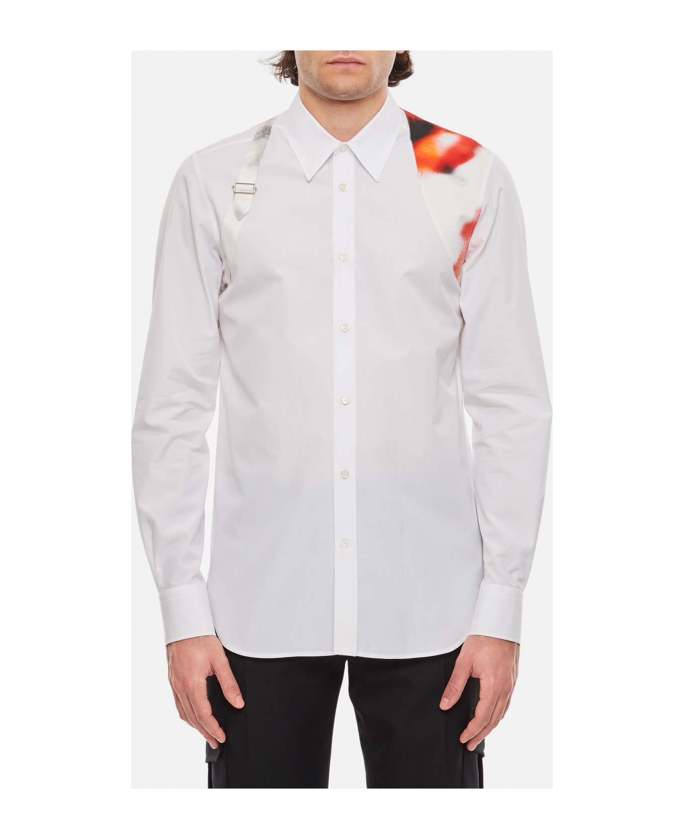 Alexander McQueen Popeline Organic Cotton Shirt - White