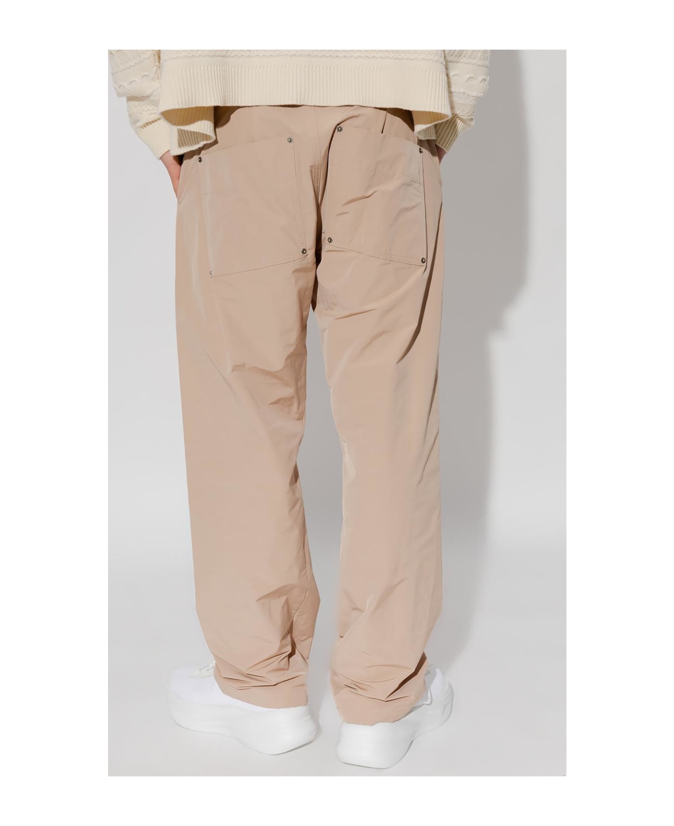 FourTwoFour on Fairfax Trousers panelled With Pockets - BEIGE